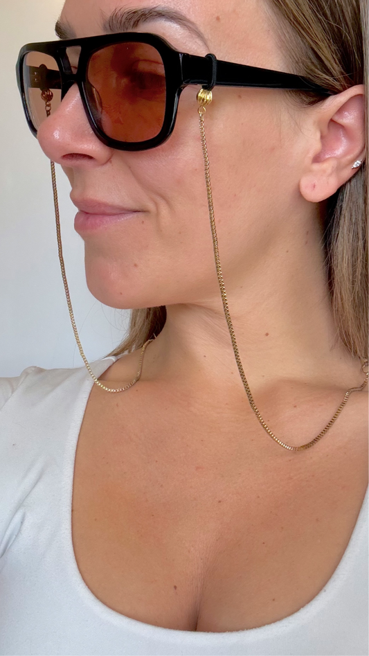 "Travelin' Light" Upcycled Sunglasses Chain