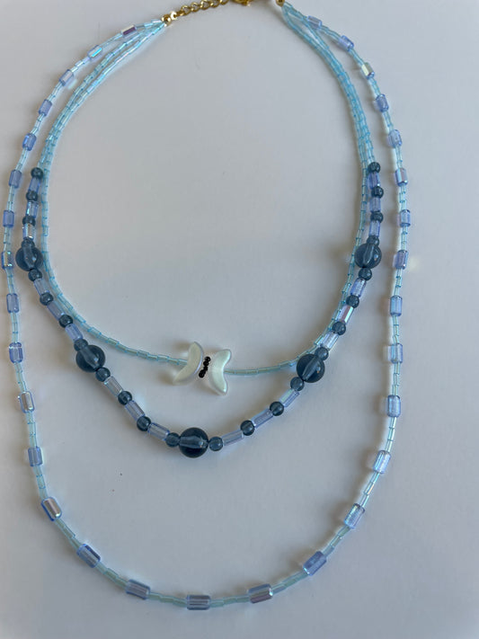 "Hot Fun in the Summertime" 3 Layer Choker Necklace