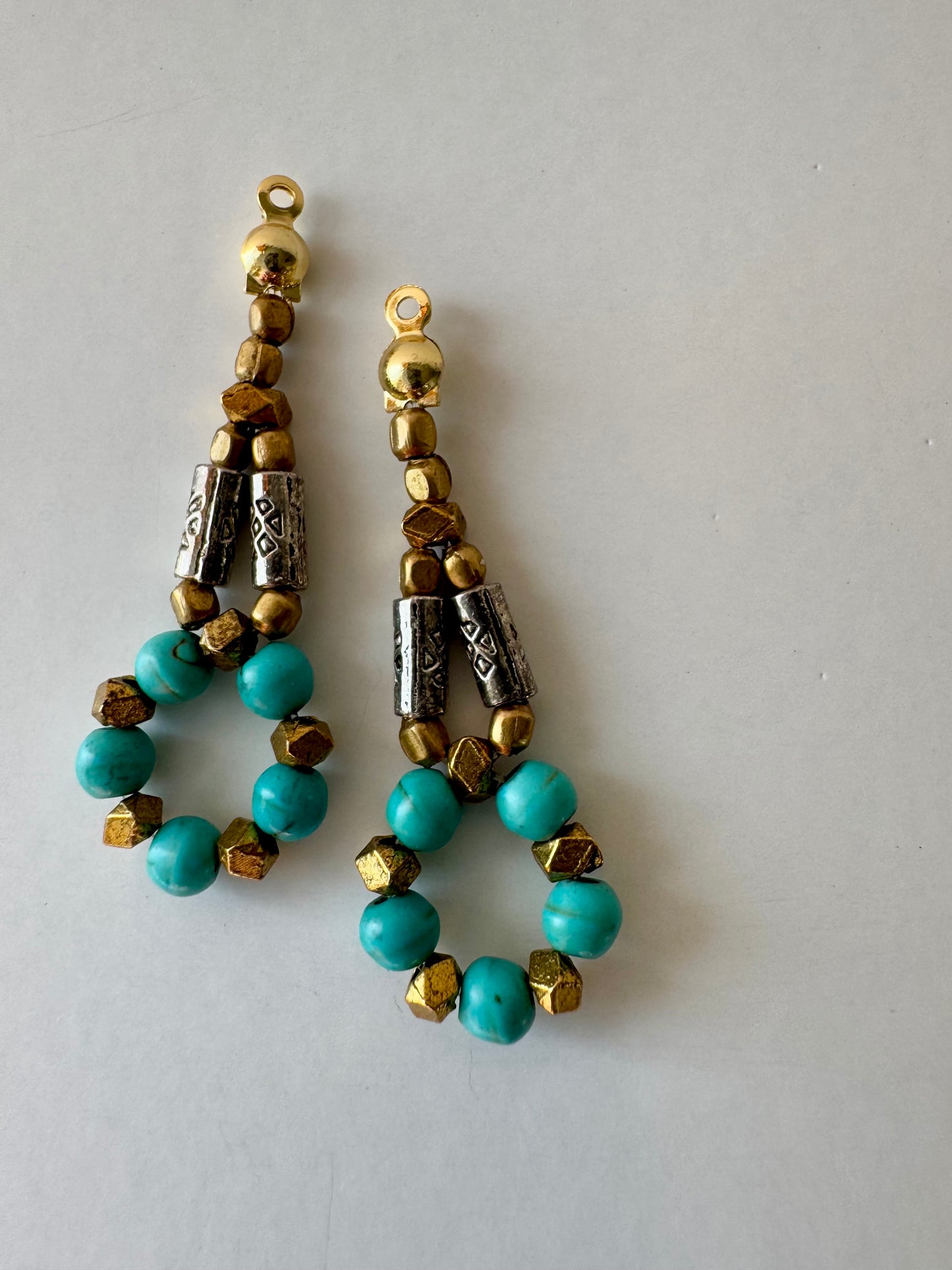 "Lights Down Low" Upcycled Beaded Earring Jackets