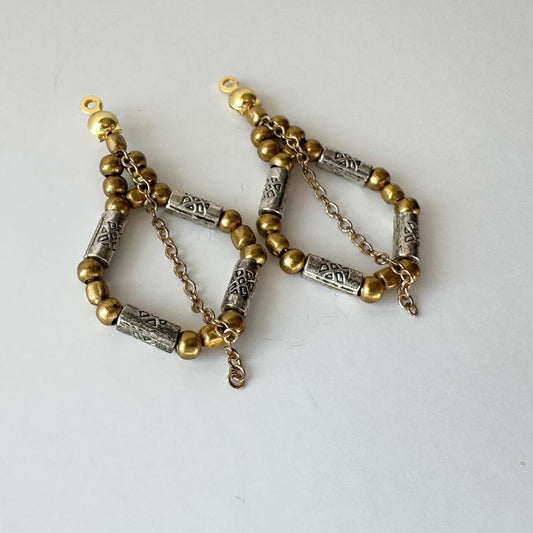 "Sensitive Kind" Upcycled Beaded Earring Jackets