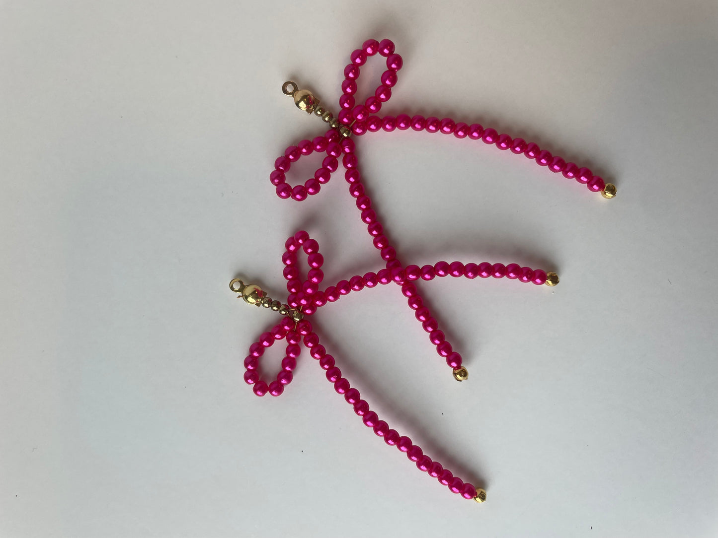"When the Lady Smiles" Beaded Bow Statement Earring Jackets