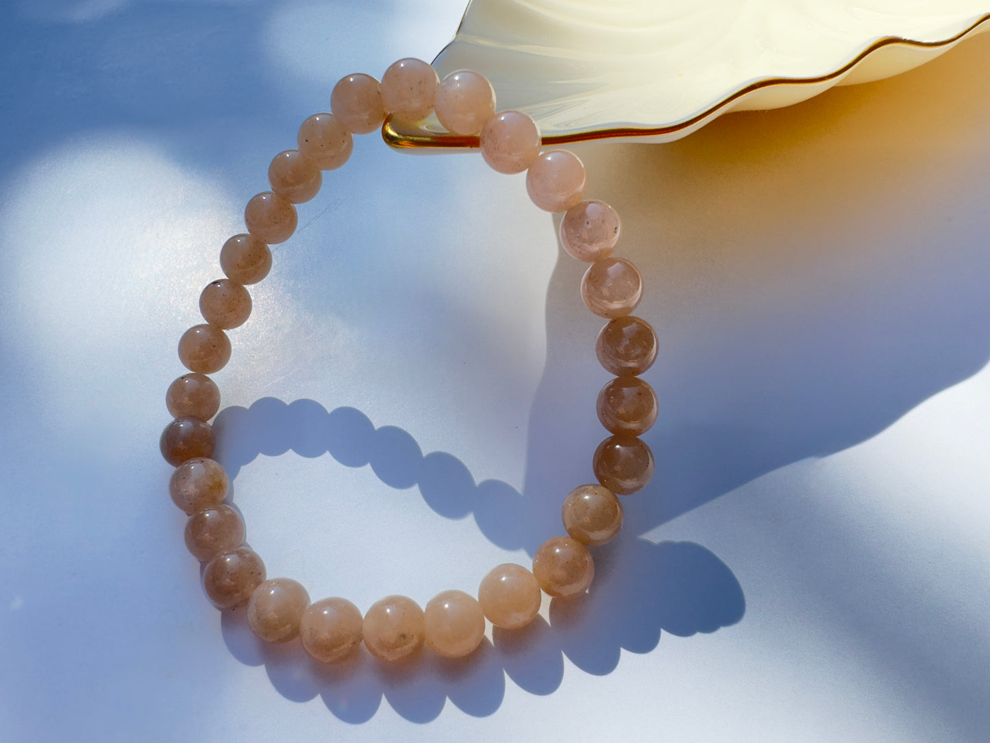 "If You Had My Love" Upcycled Beaded Stretch Bracelet