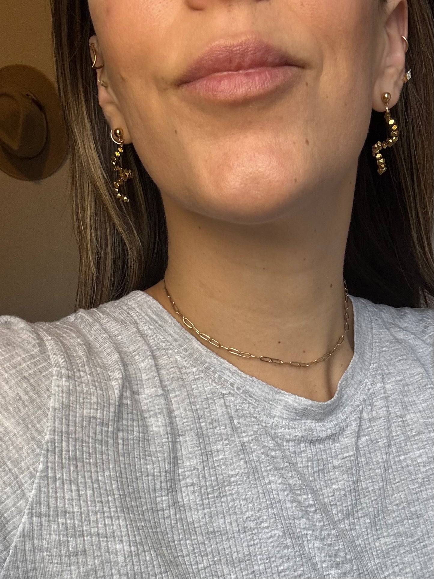 "Go Downtown" Upcycled Beaded Earrings