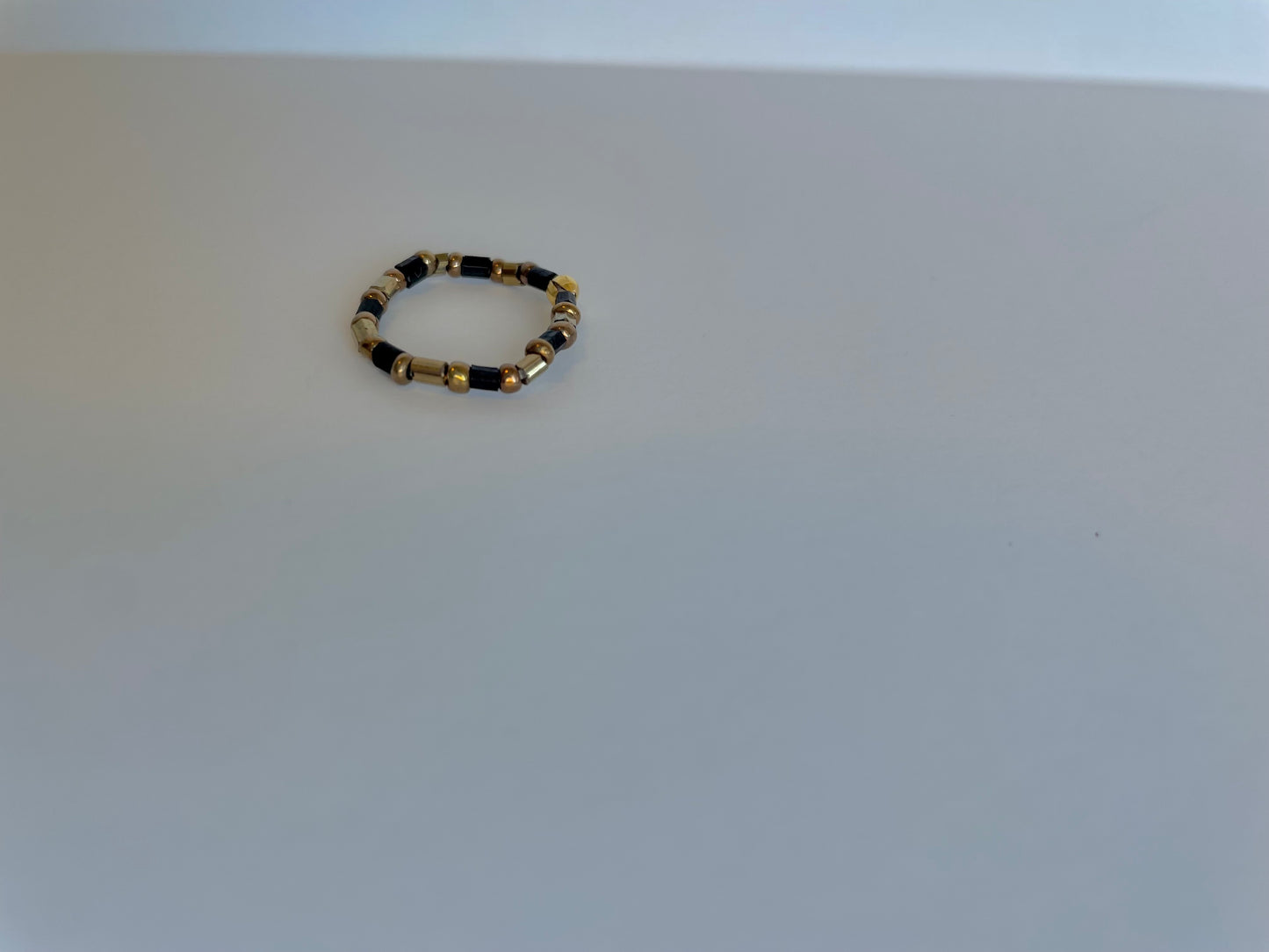 "Tighter, Tighter" Beaded Stretch Ring