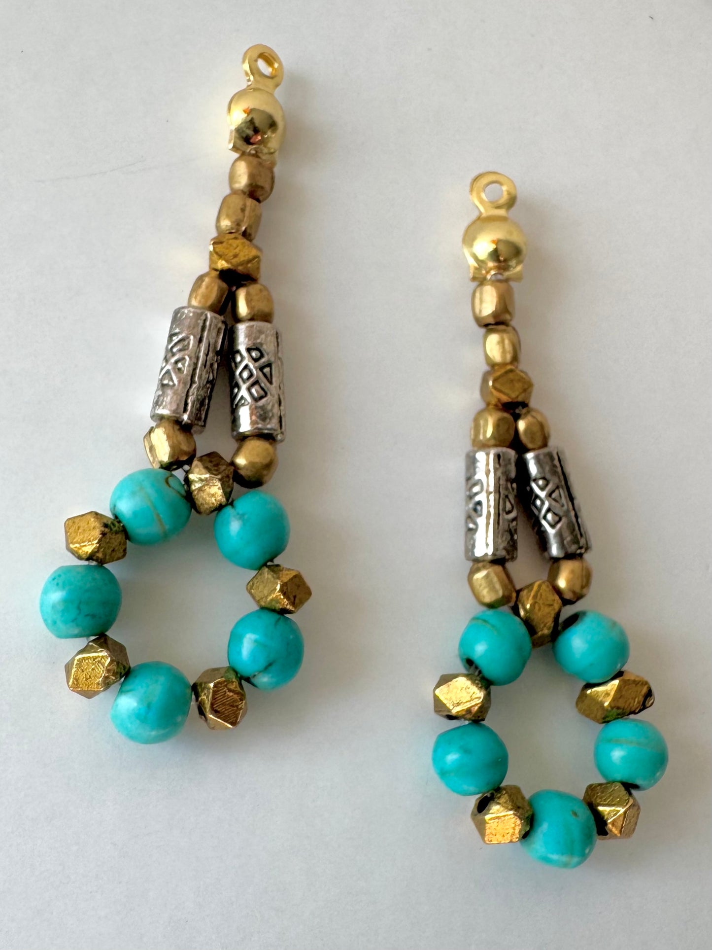 "Lights Down Low" Upcycled Beaded Earring Jackets