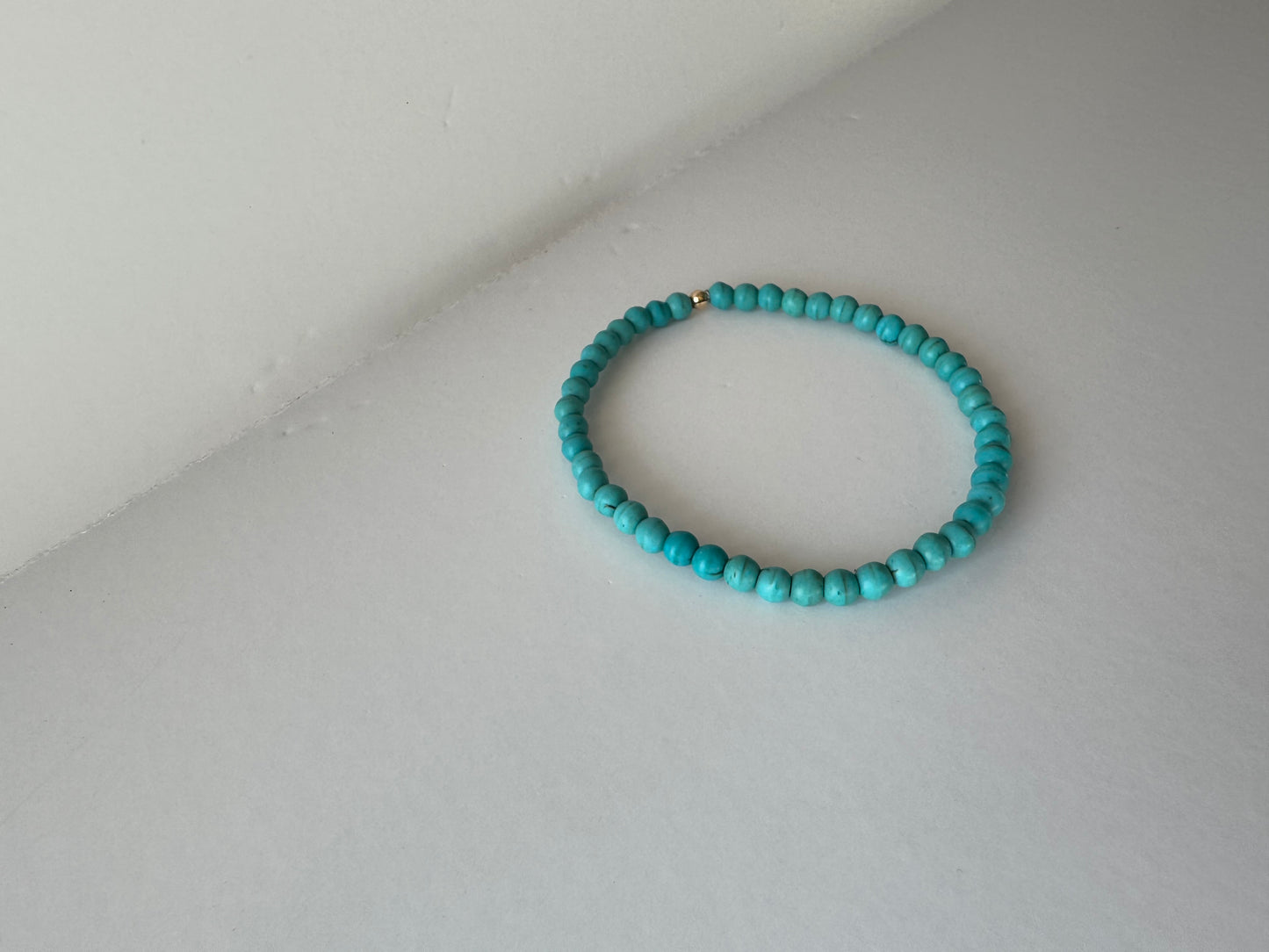 "Carry On" Upcycled Beaded Stretch Bracelet