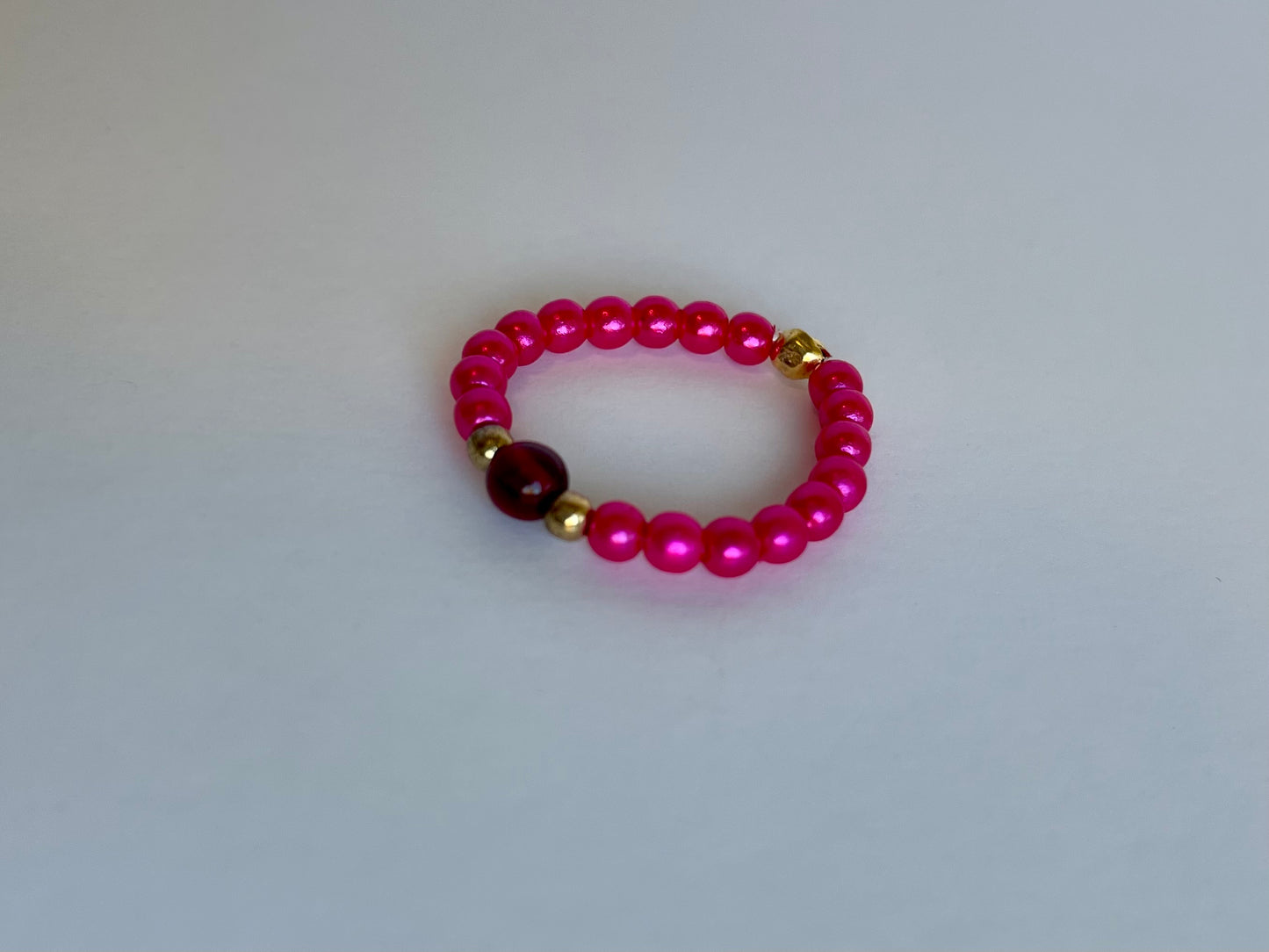 "Your Mama Don't Dance" Beaded Stretch Ring