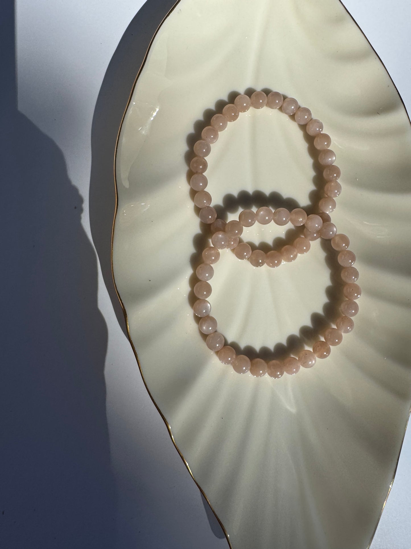 "If You Had My Love" Upcycled Beaded Stretch Bracelet