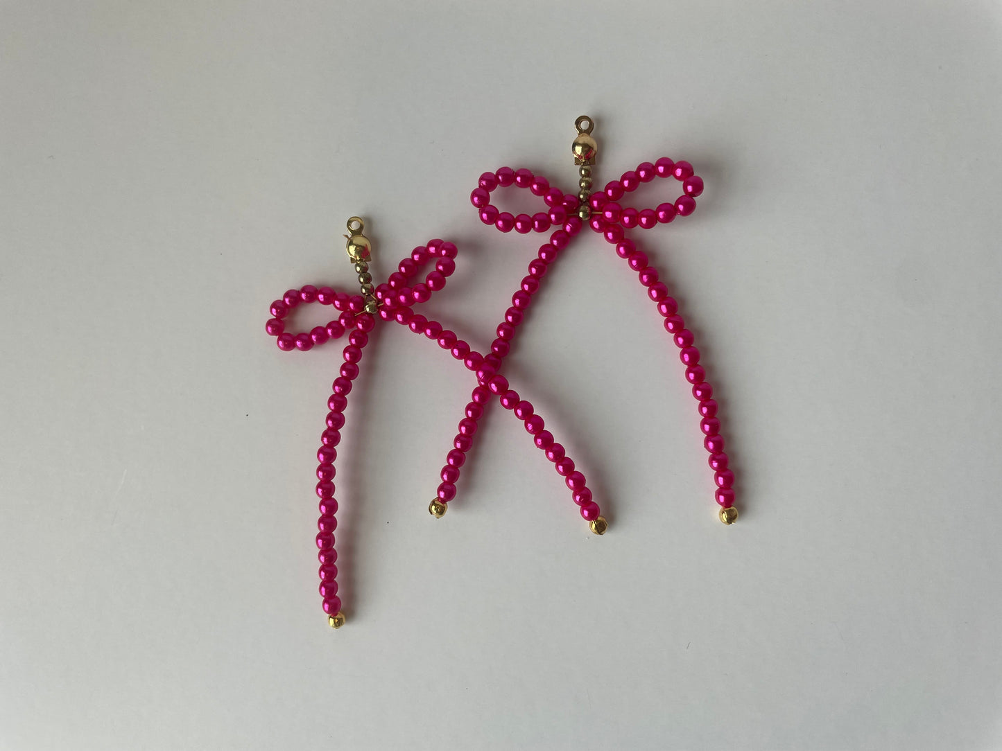 "When the Lady Smiles" Beaded Bow Statement Earring Jackets