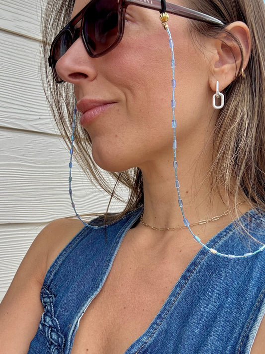 “This Flight Tonight” Sunglasses Chain (Upcycled)
