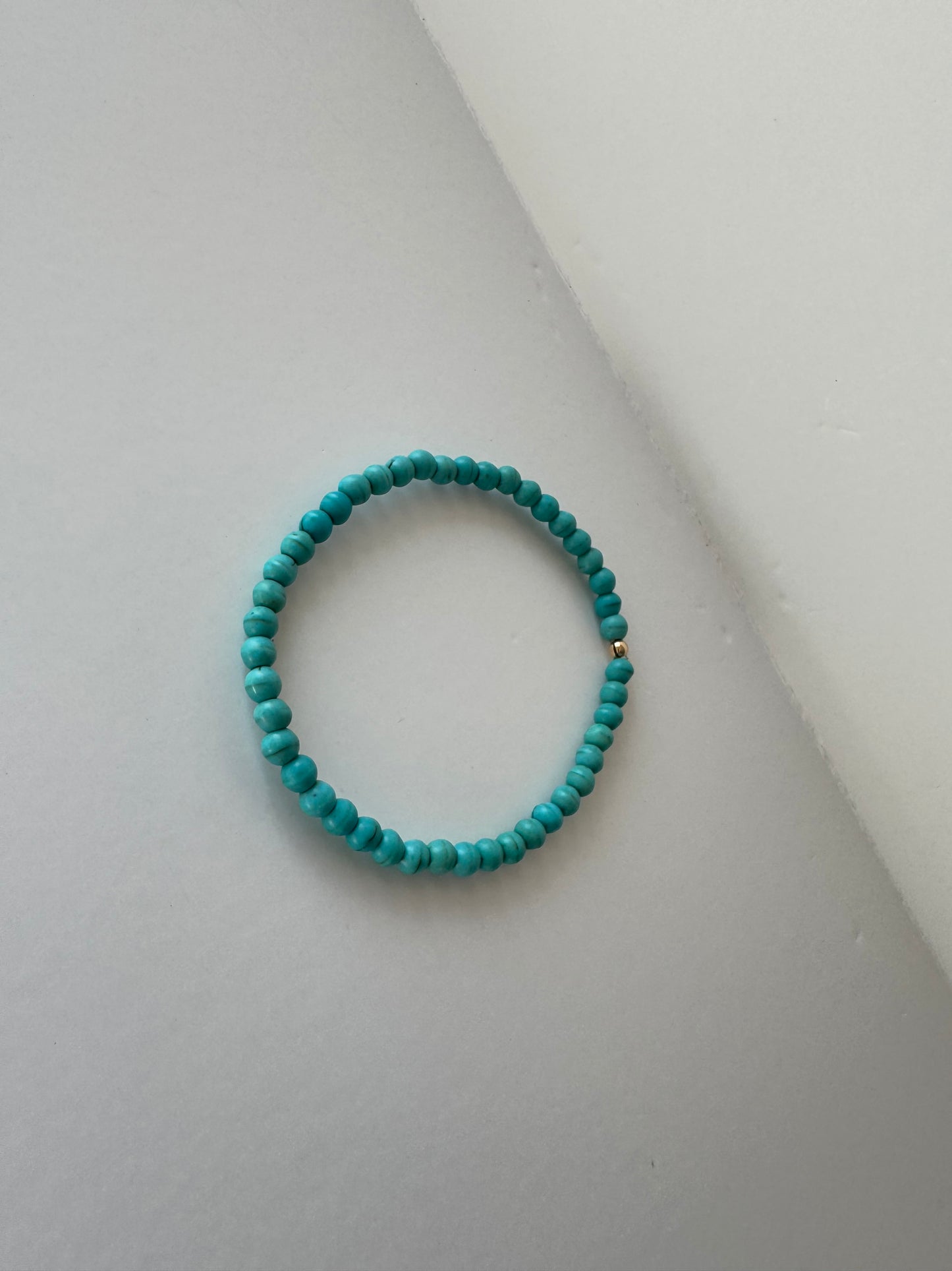 "Carry On" Upcycled Beaded Stretch Bracelet