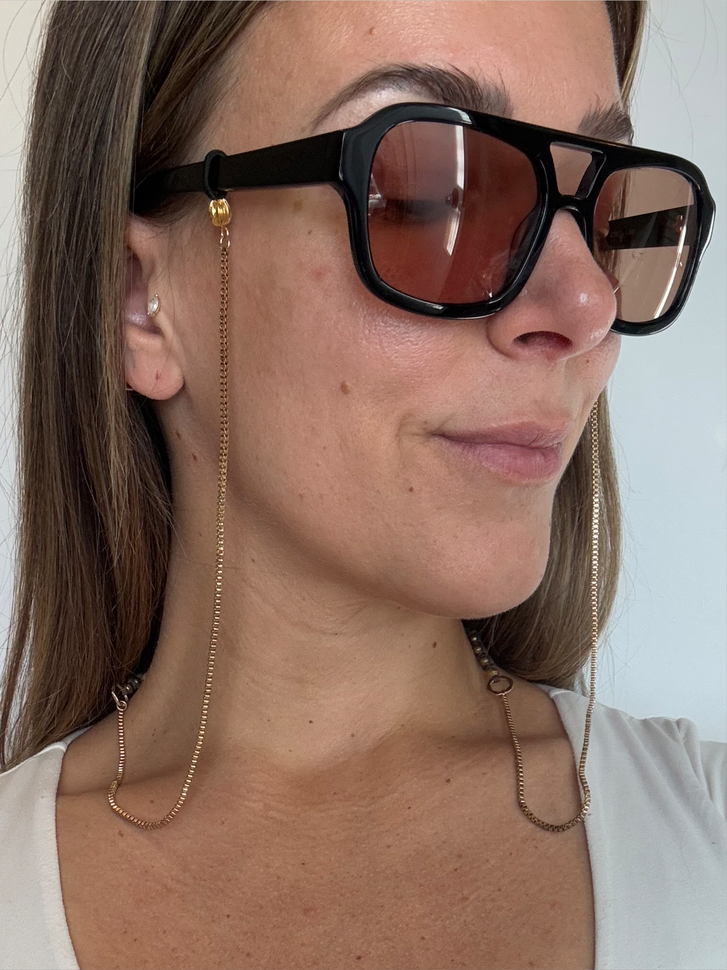 "Travelin' Light" Upcycled Sunglasses Chain