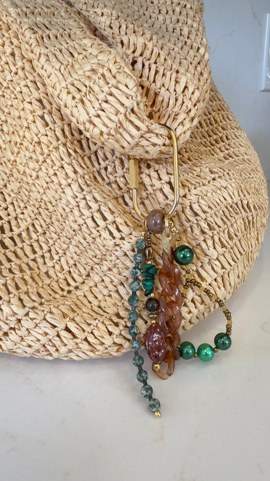 "Grow as We Go" Upcycled Bag Charm