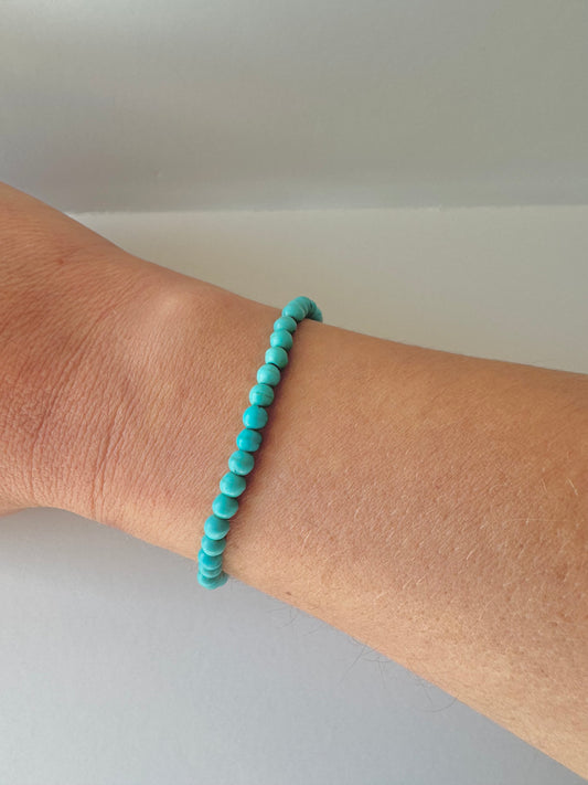 "Carry On" Upcycled Beaded Stretch Bracelet