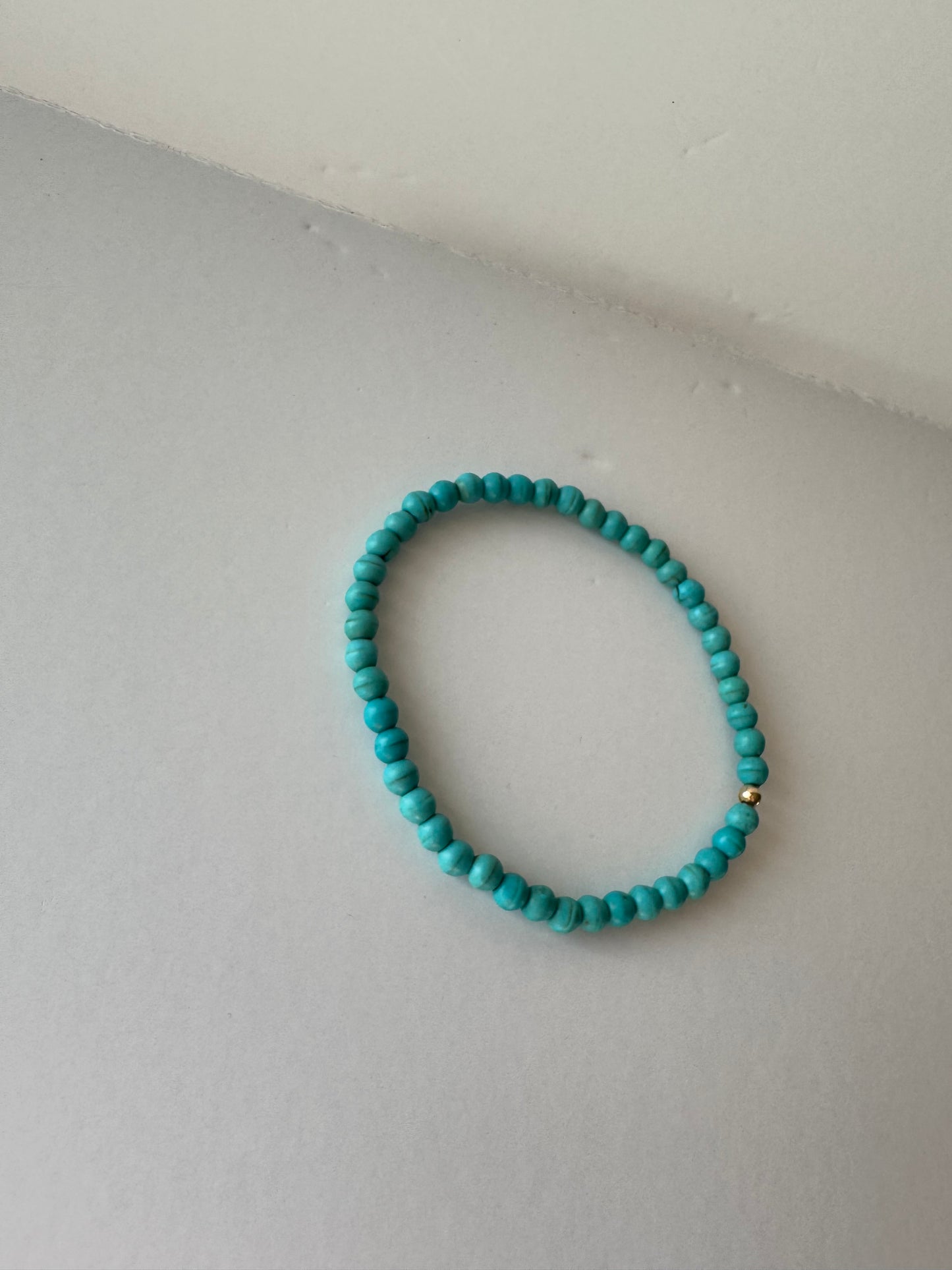 "Carry On" Upcycled Beaded Stretch Bracelet