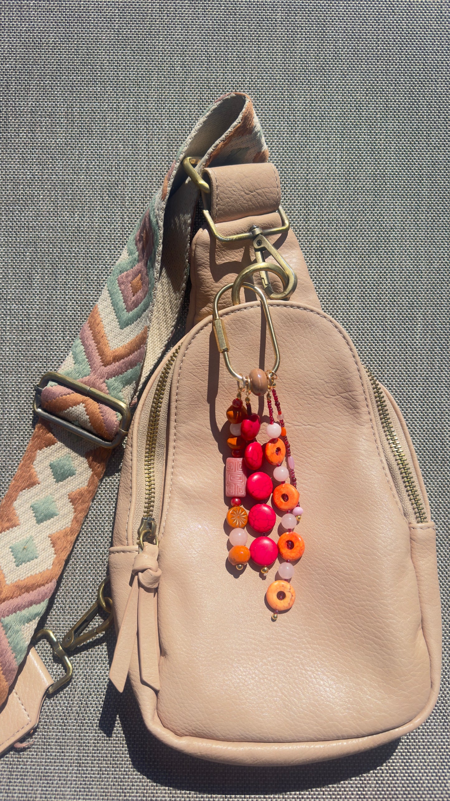 "Sunset Canyon" Upcycled Bag Charm