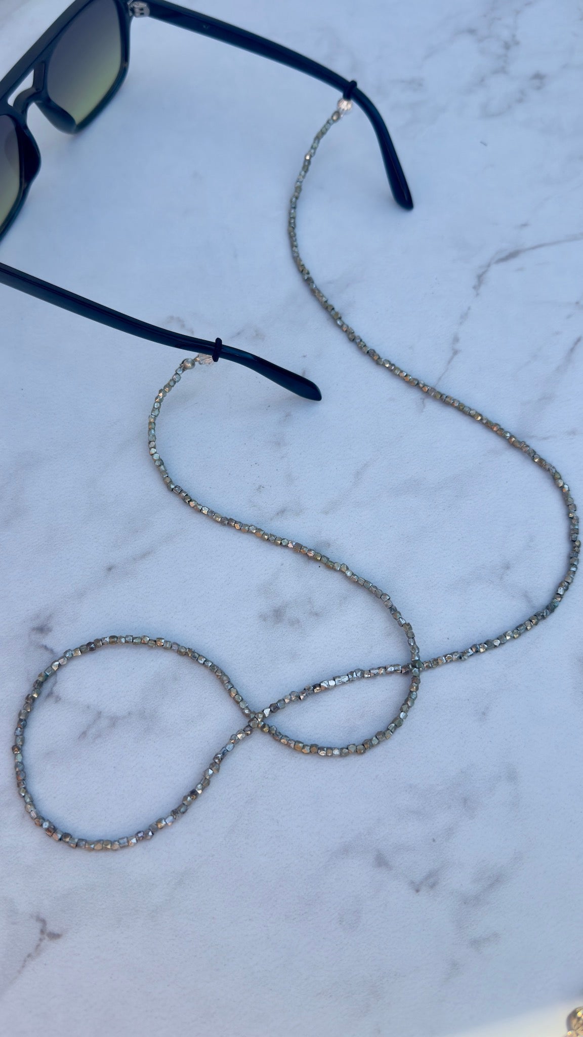“Empty Pages” Upcycled Sunglasses Chain