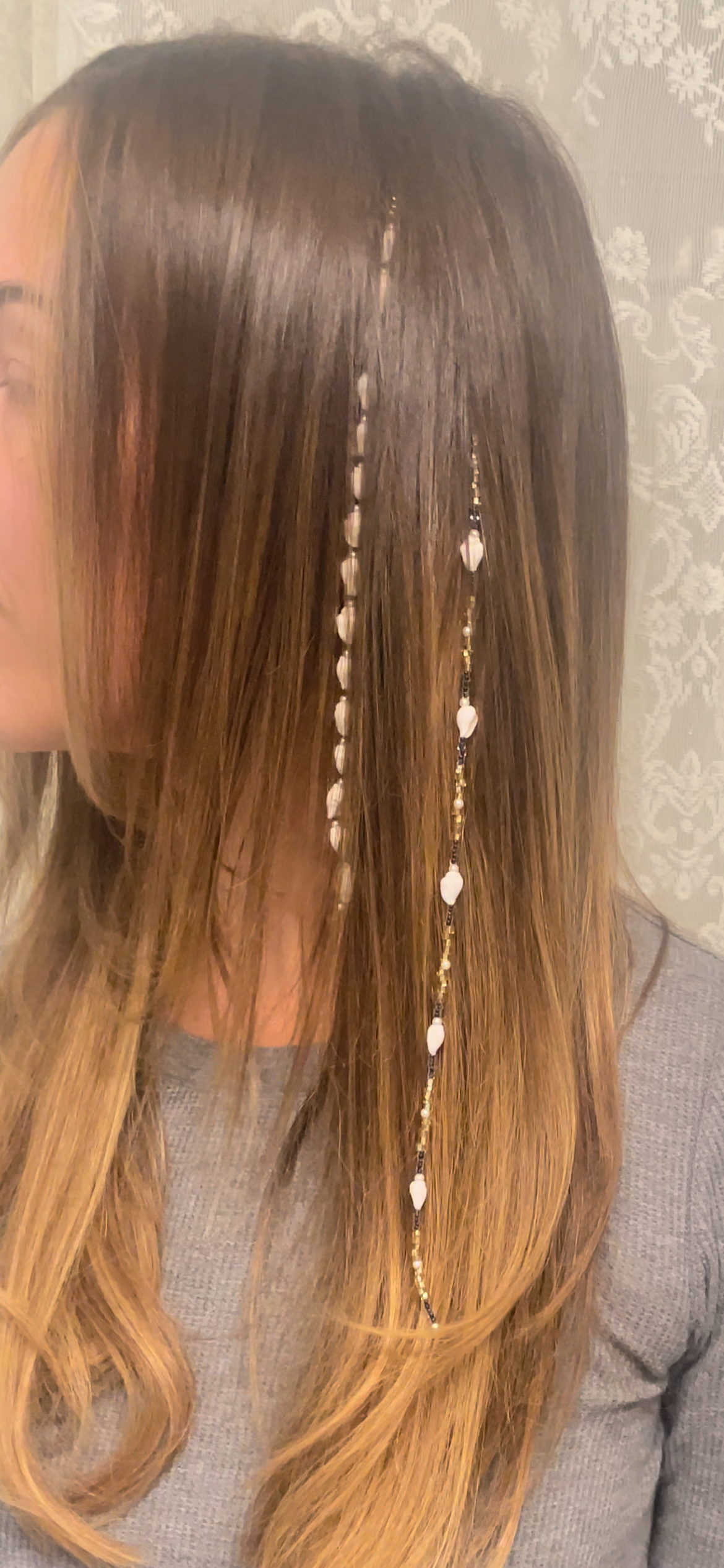 Life's An Ocean Hair Chain (14")