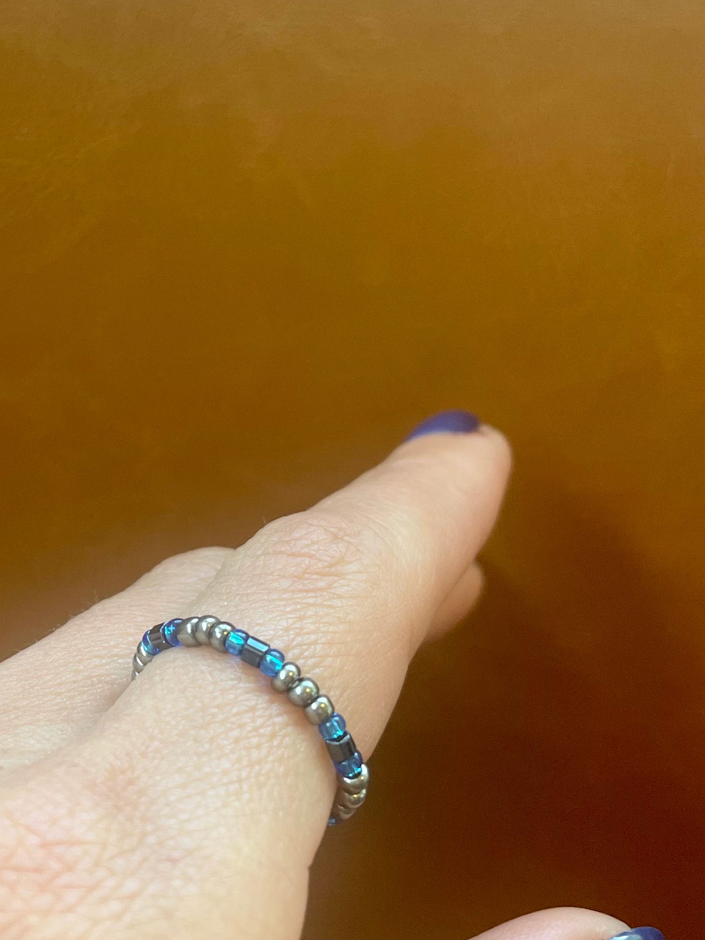 Super Trouper Beaded Stretch Ring