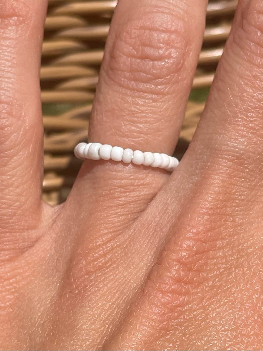 Does Your Mother Know Beaded Stretch Ring