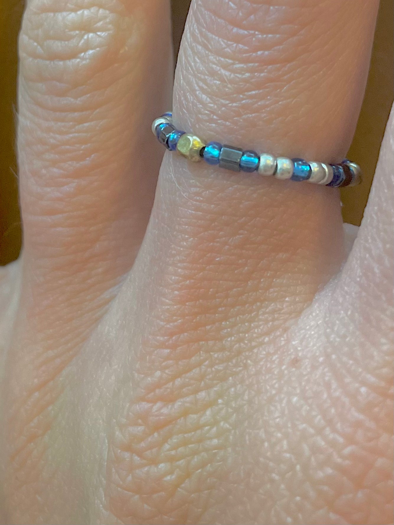 Honey Honey Beaded Stretch Ring