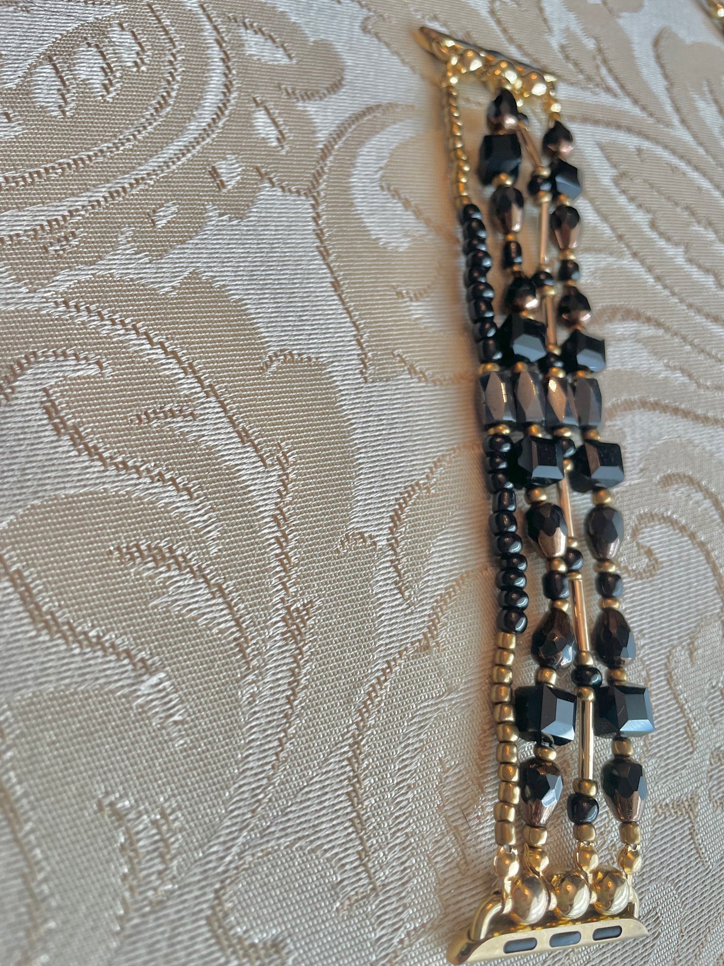 Time in a Bottle Beaded Apple Watch Band