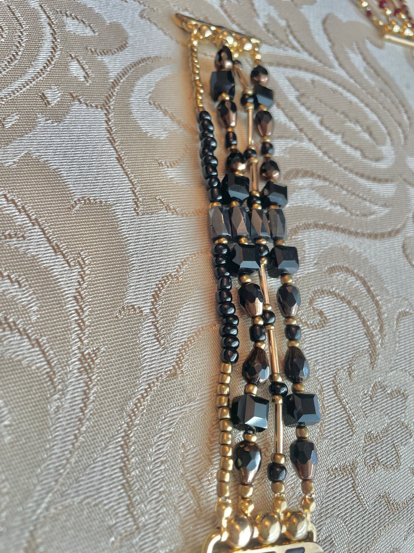 Time in a Bottle Beaded Apple Watch Band