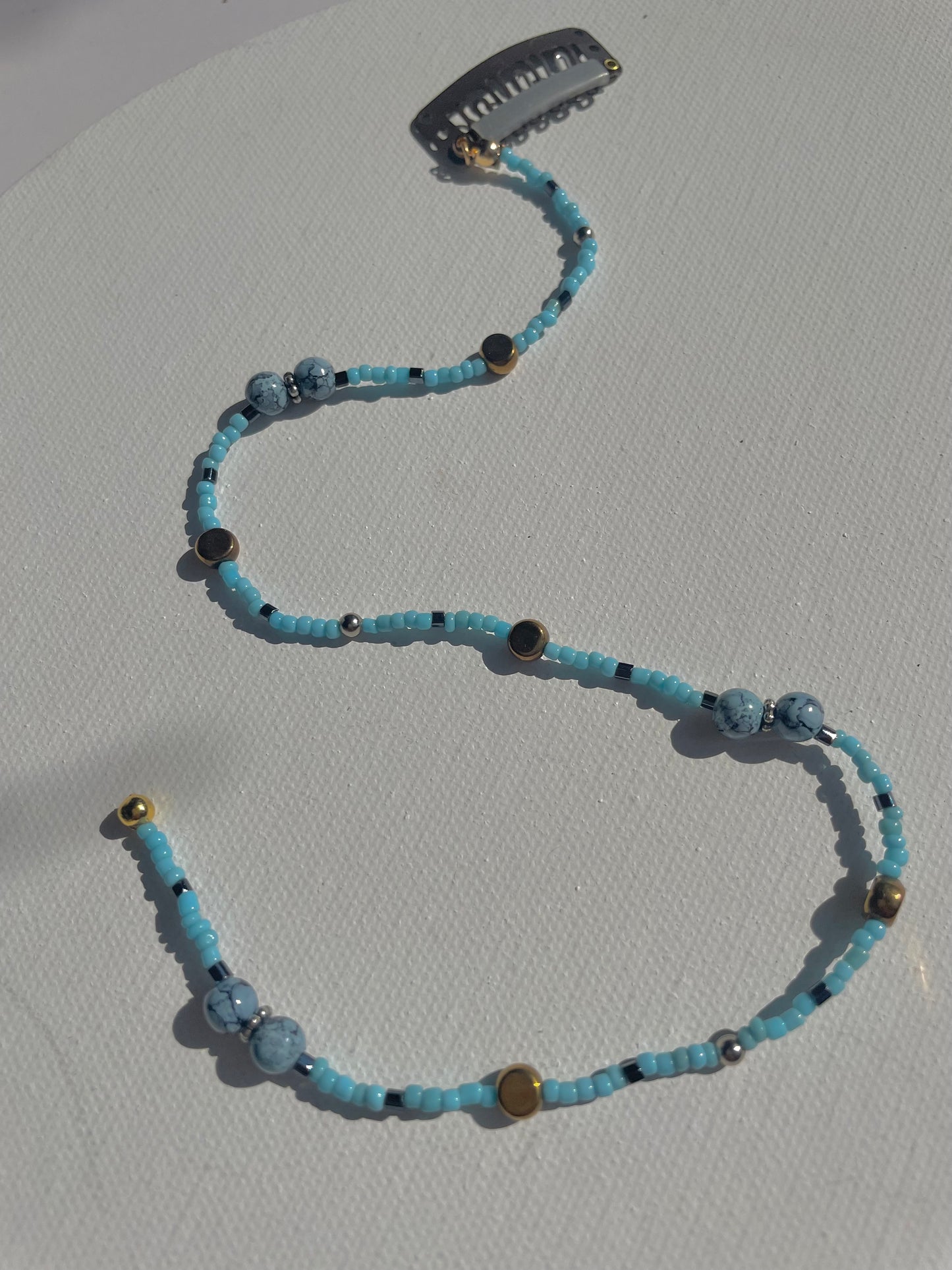 Stone in Love Hair Chain (12")