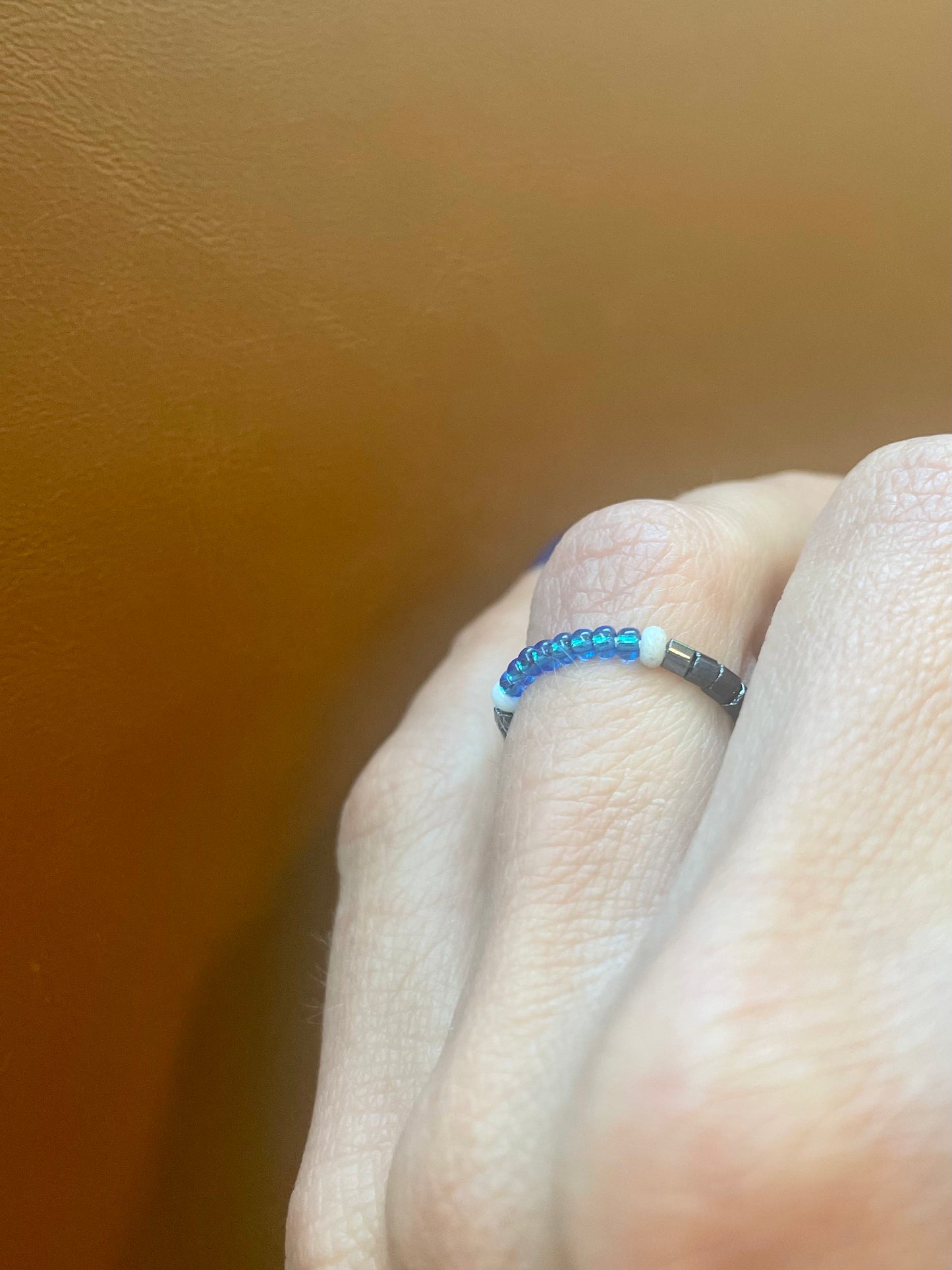 Take A Chance On Me Beaded Stretch Ring