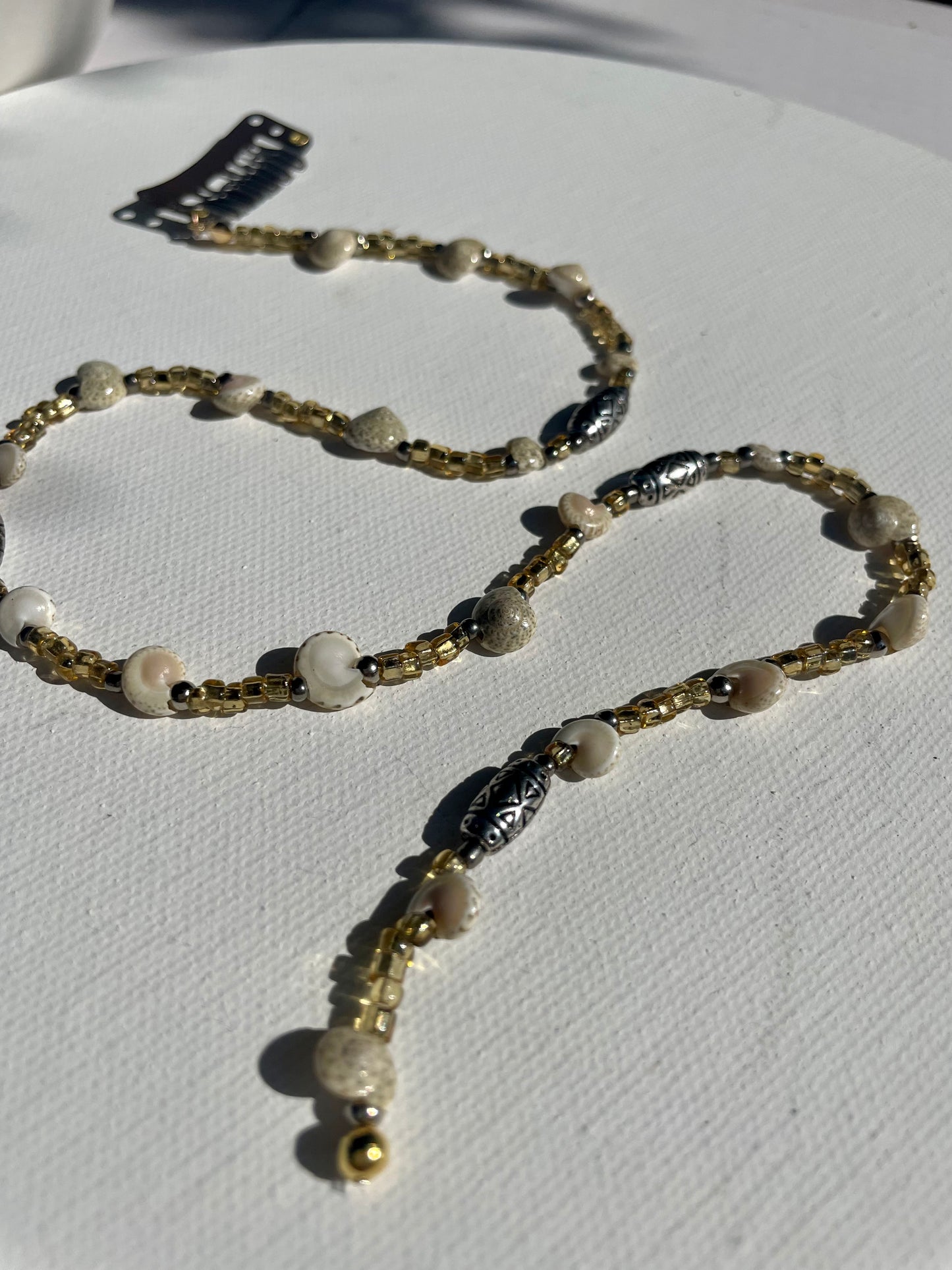 Under The Boardwalk Hair Chain (17")