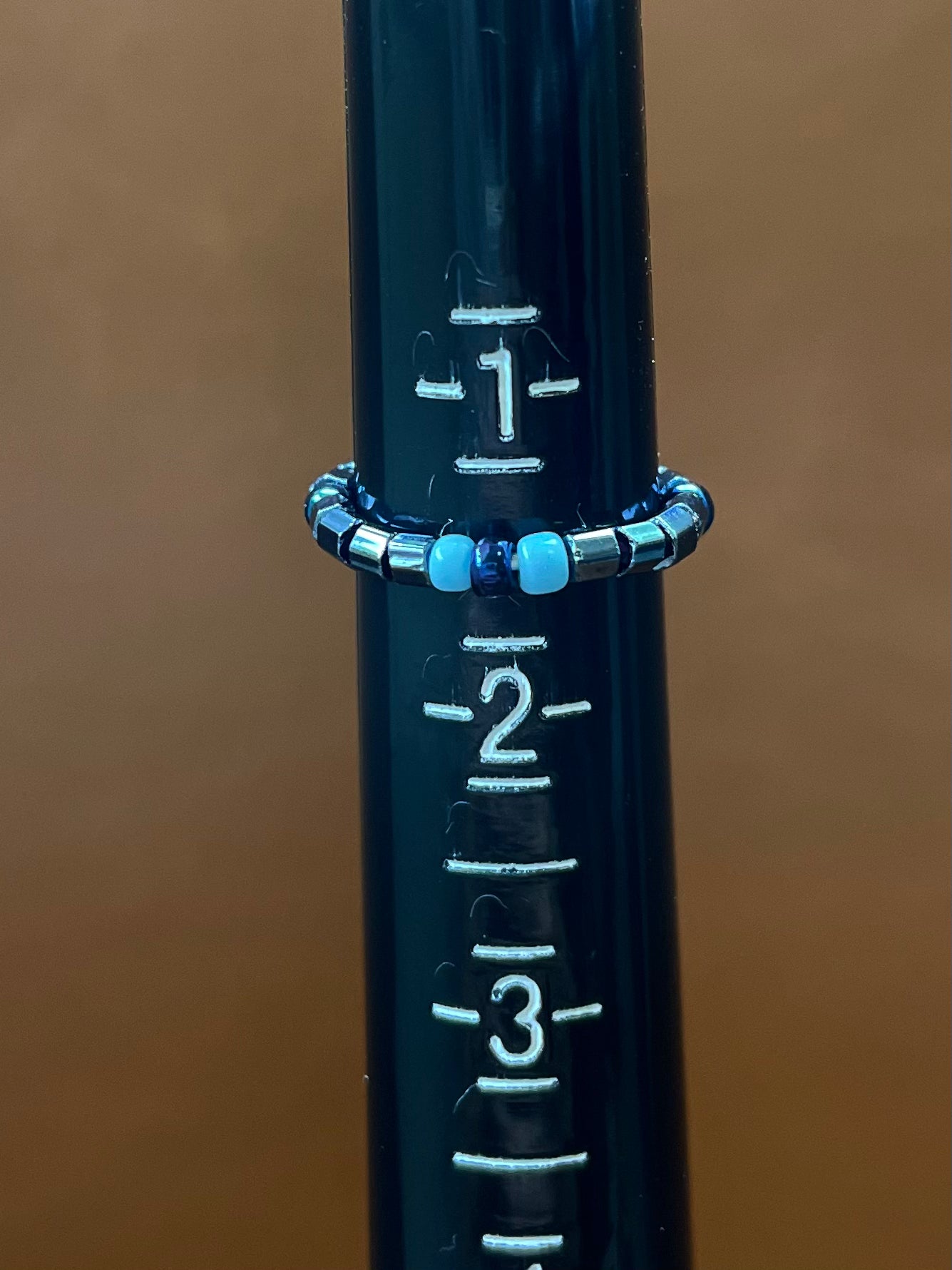 Thank You For The Music Beaded Stretch Ring