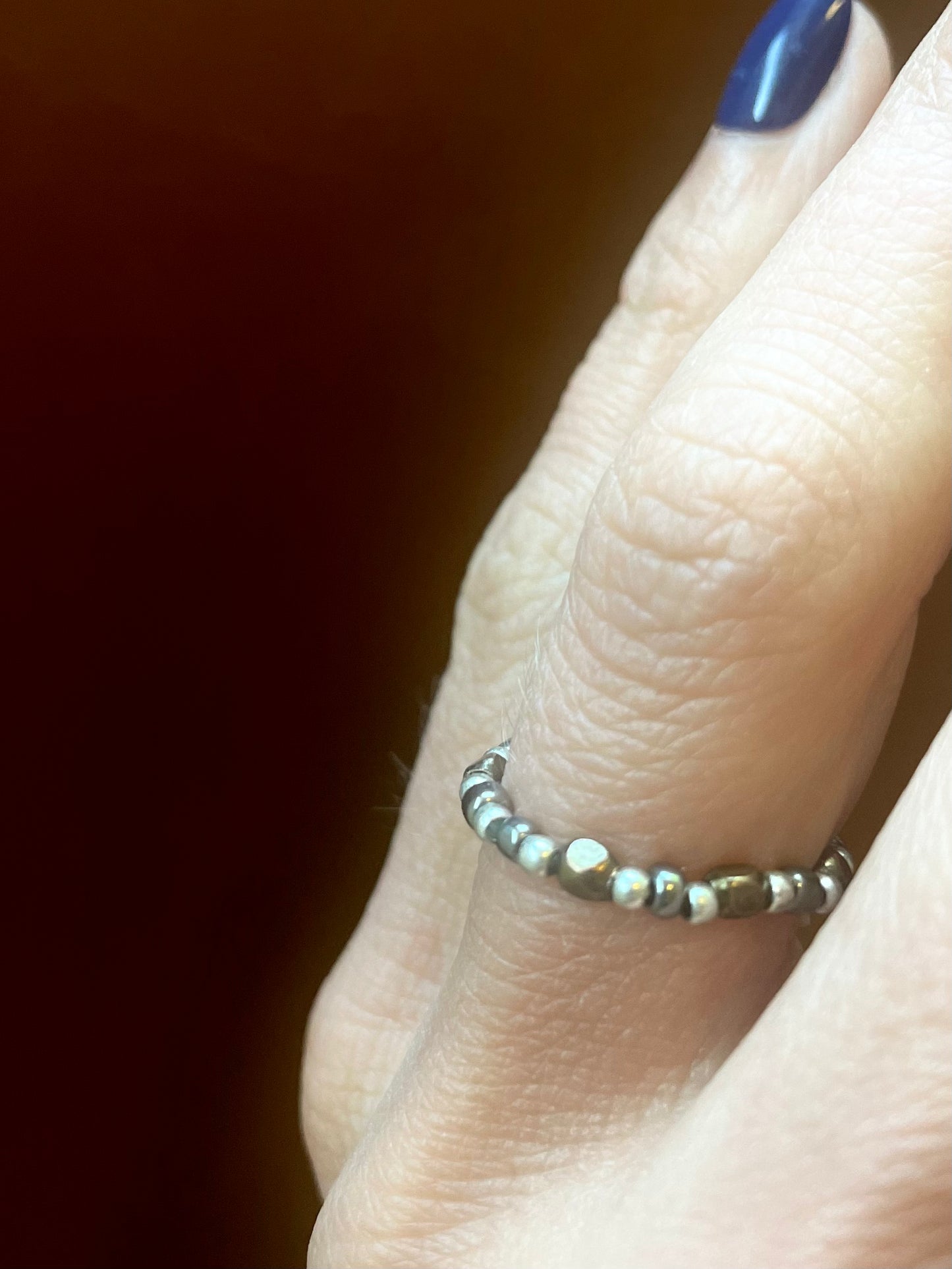 Money Money Money Beaded Stretch Ring