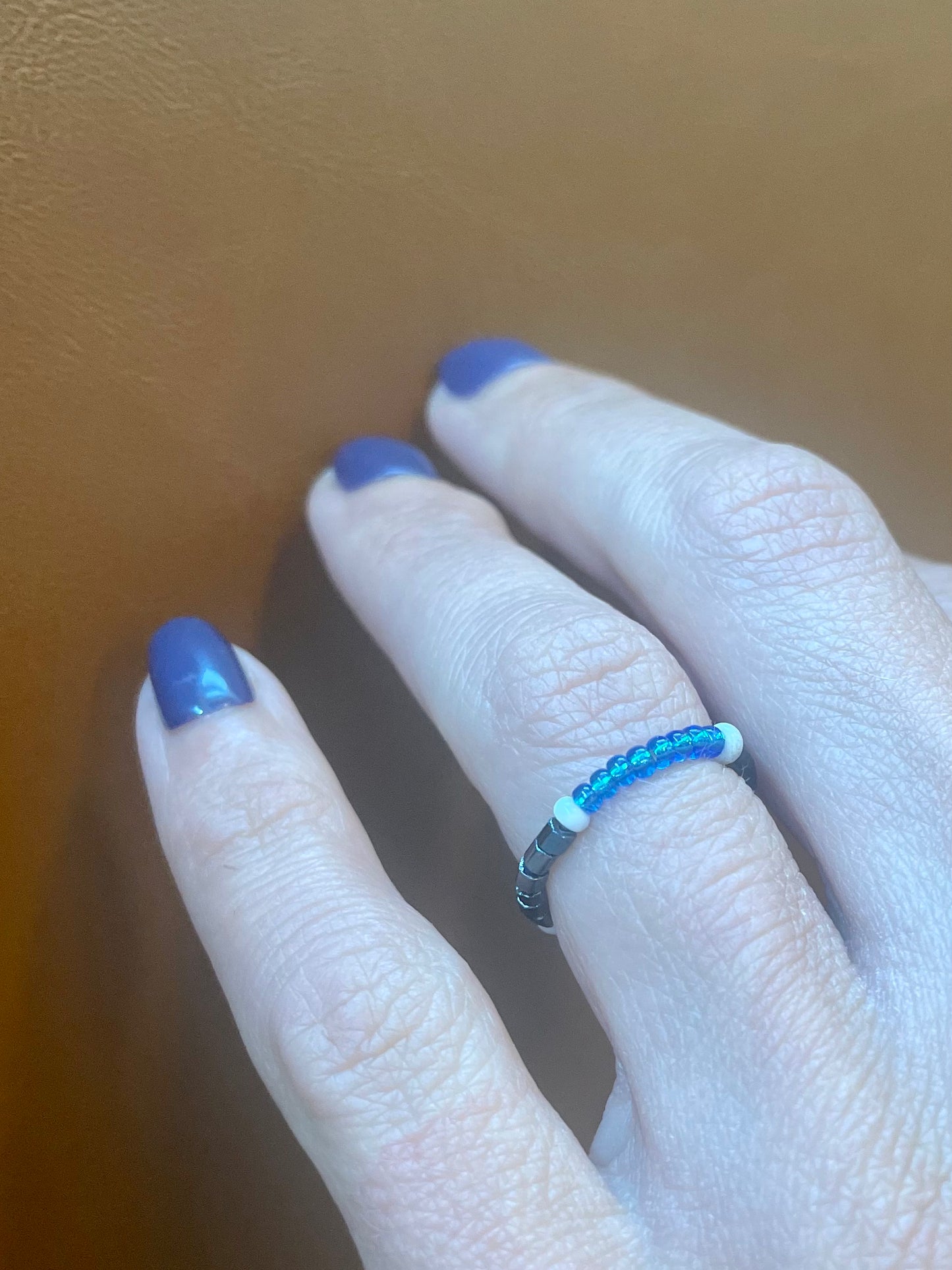 Take A Chance On Me Beaded Stretch Ring