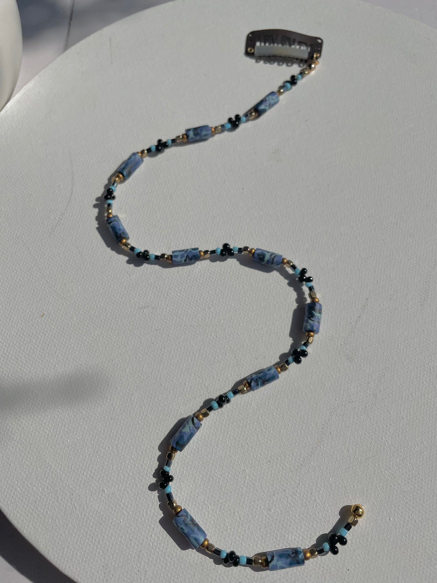 Undercover Agent Hair Chain (14")