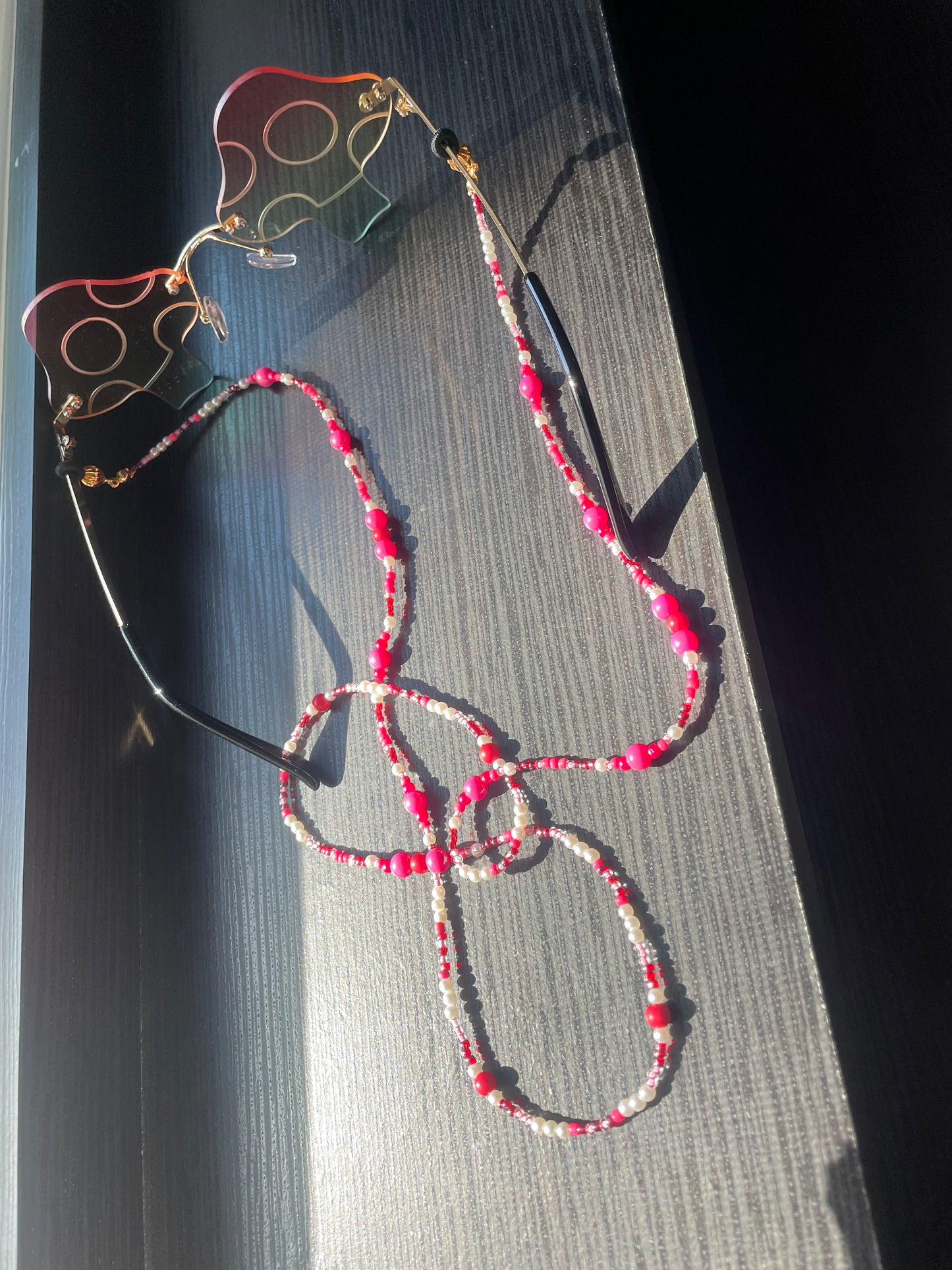 Dance Disco Heat Sunglasses Chain