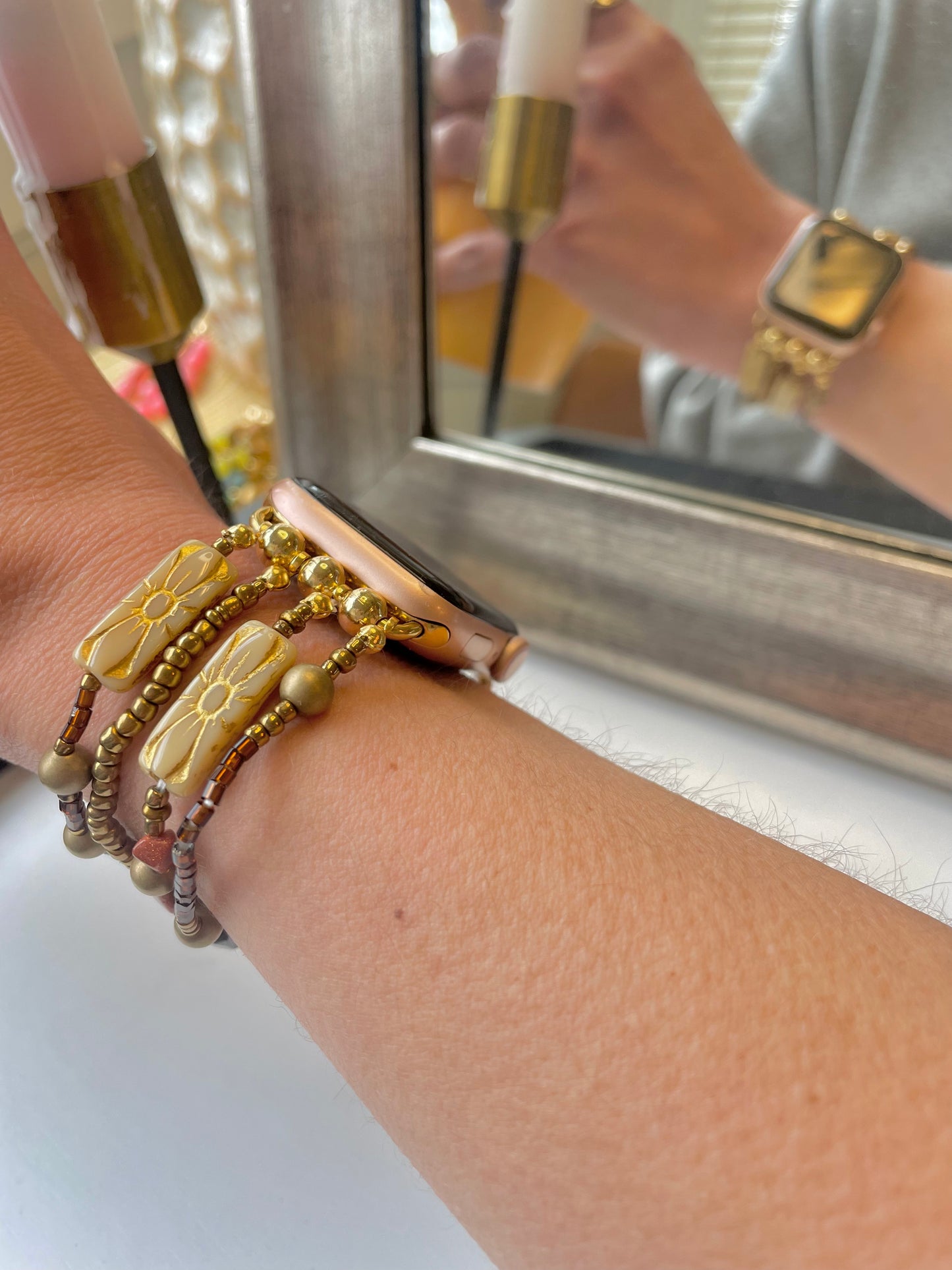 Time After Time Beaded Apple Watch Band