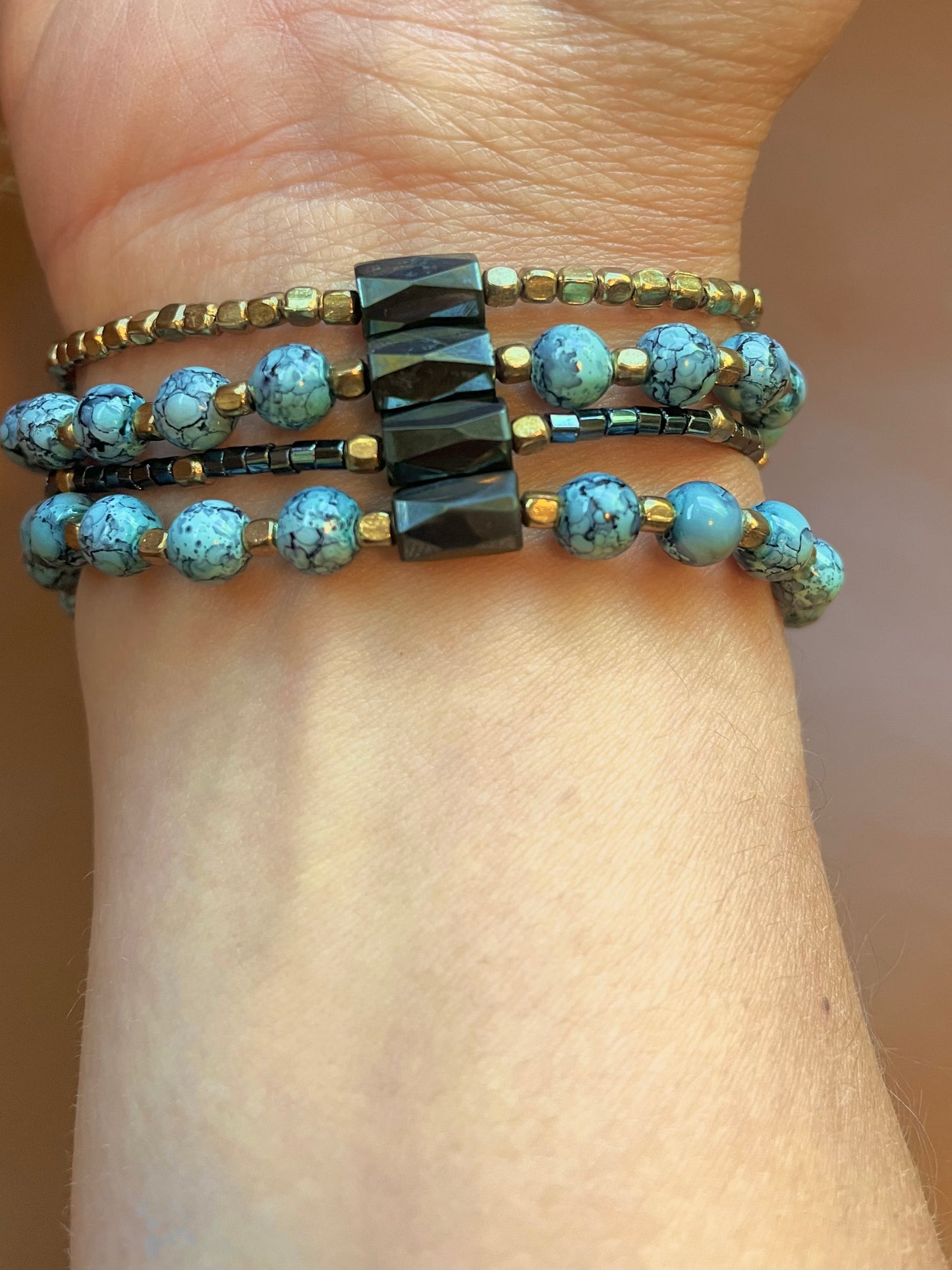 Rescue Me Beaded Apple Watch Band (M/L)