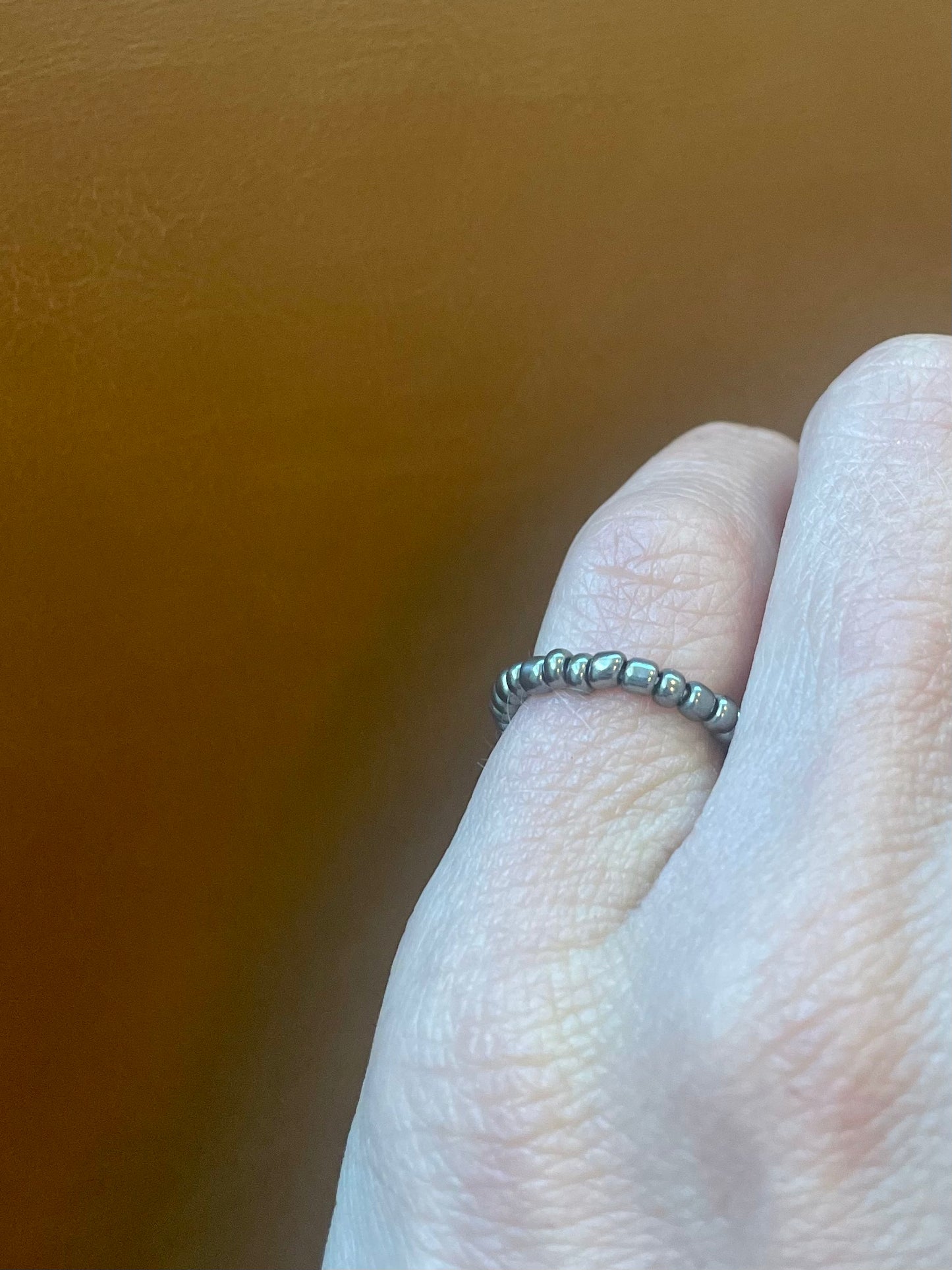 Winner Takes It All Beaded Stretch Ring