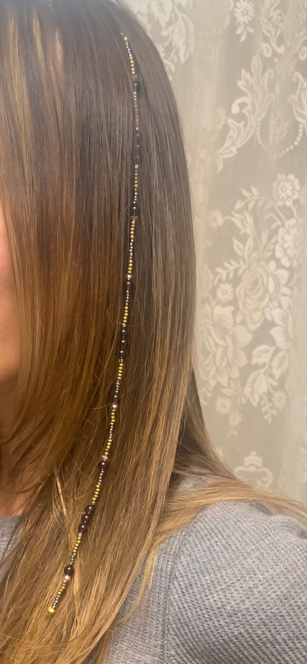 King of Sorrow Hair Chain (13")