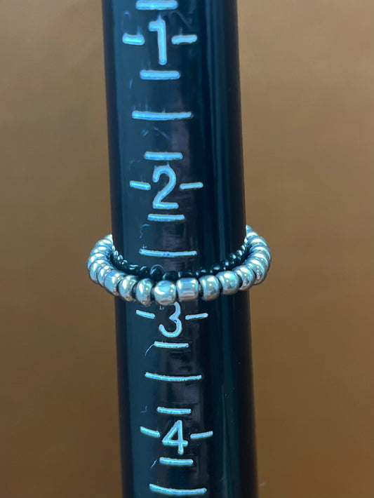 Winner Takes It All Beaded Stretch Ring