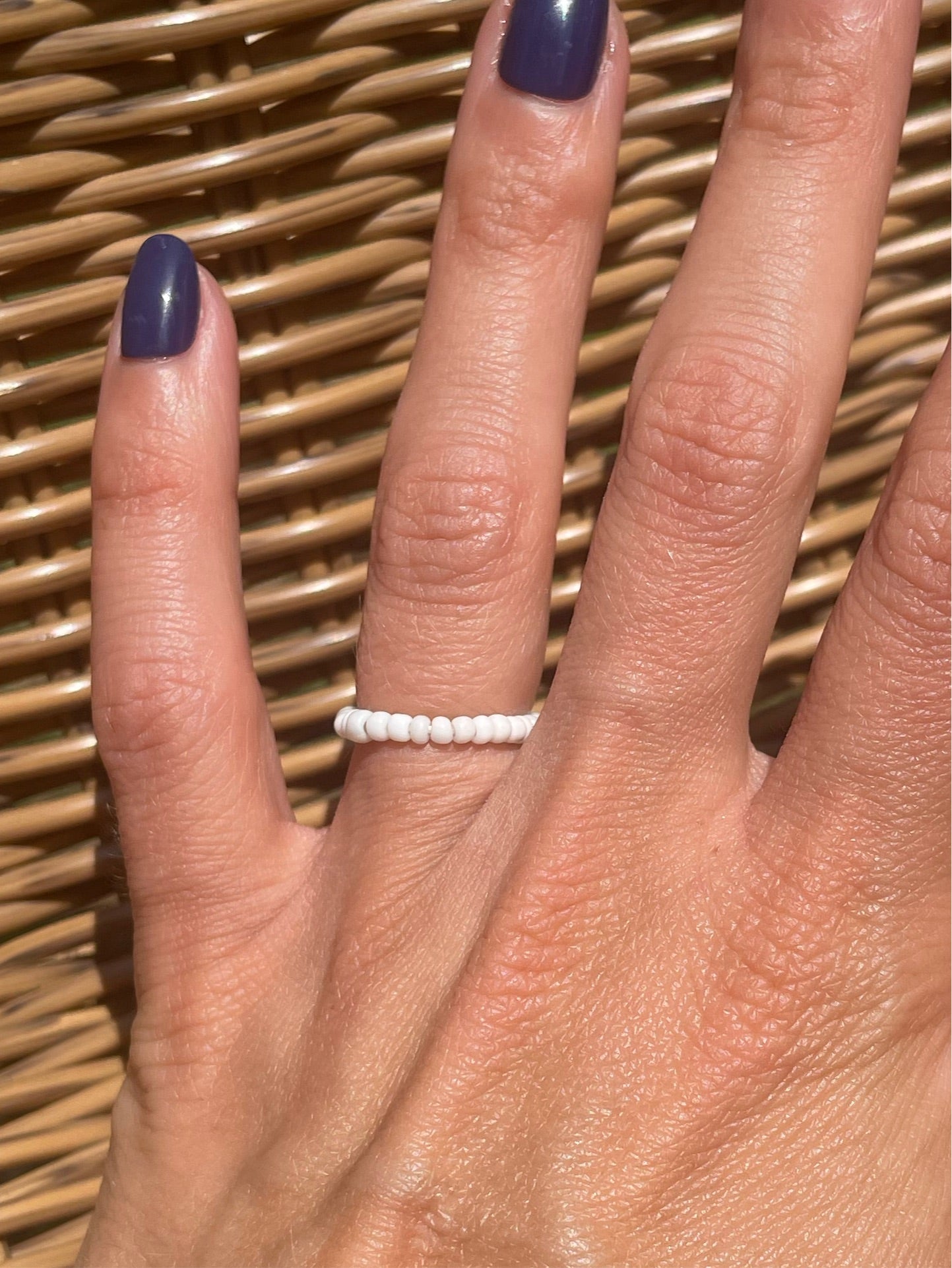 Does Your Mother Know Beaded Stretch Ring
