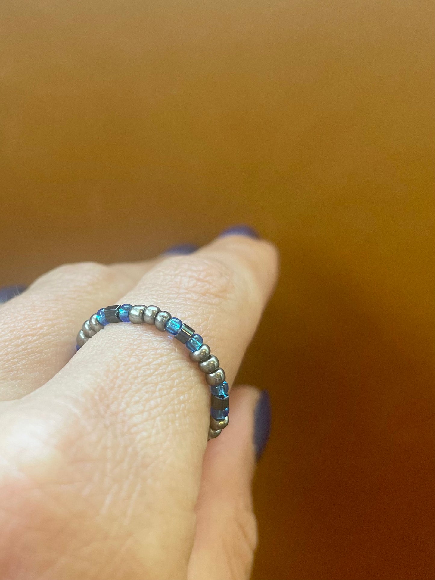 Super Trouper Beaded Stretch Ring