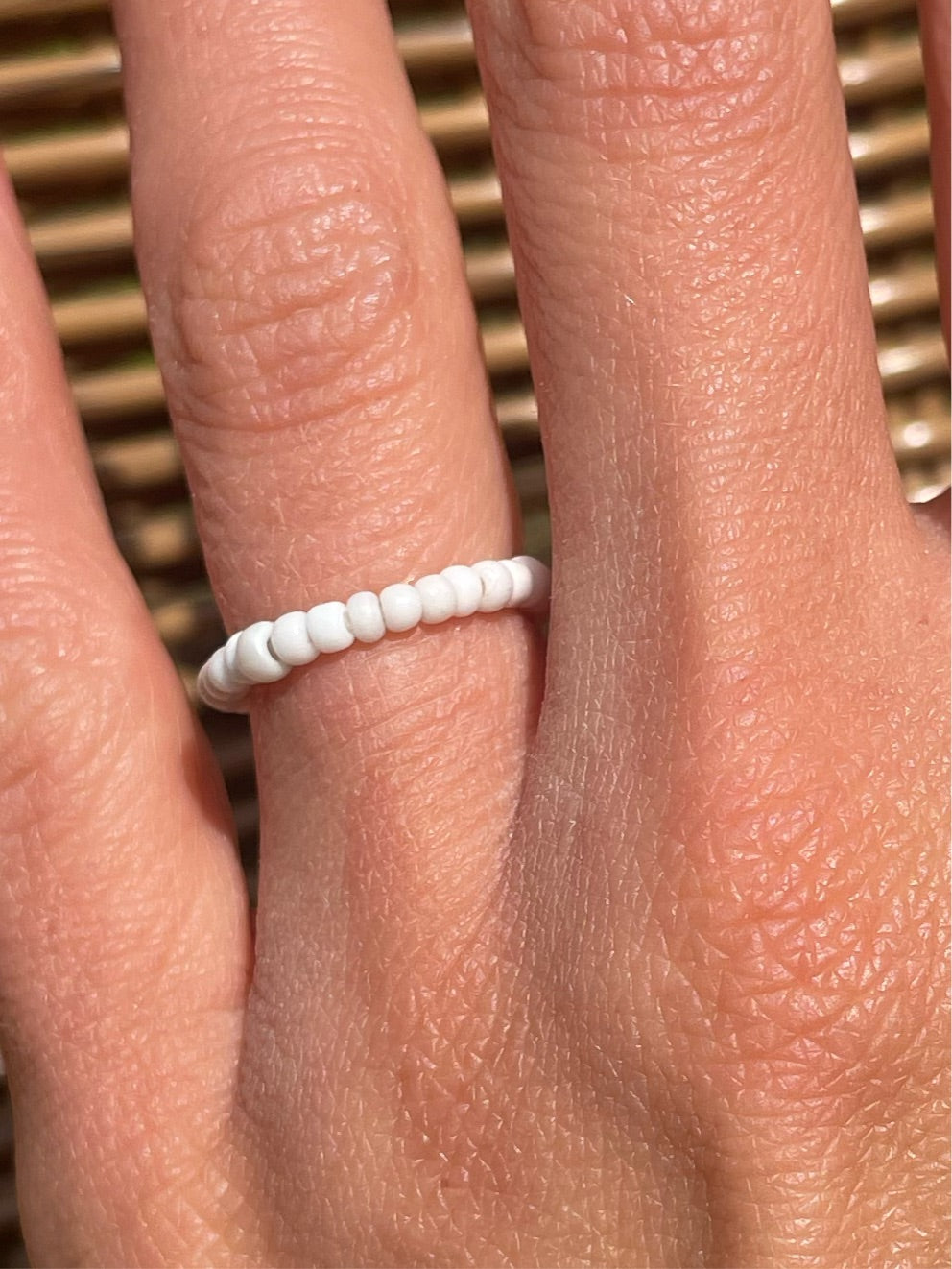 Does Your Mother Know Beaded Stretch Ring