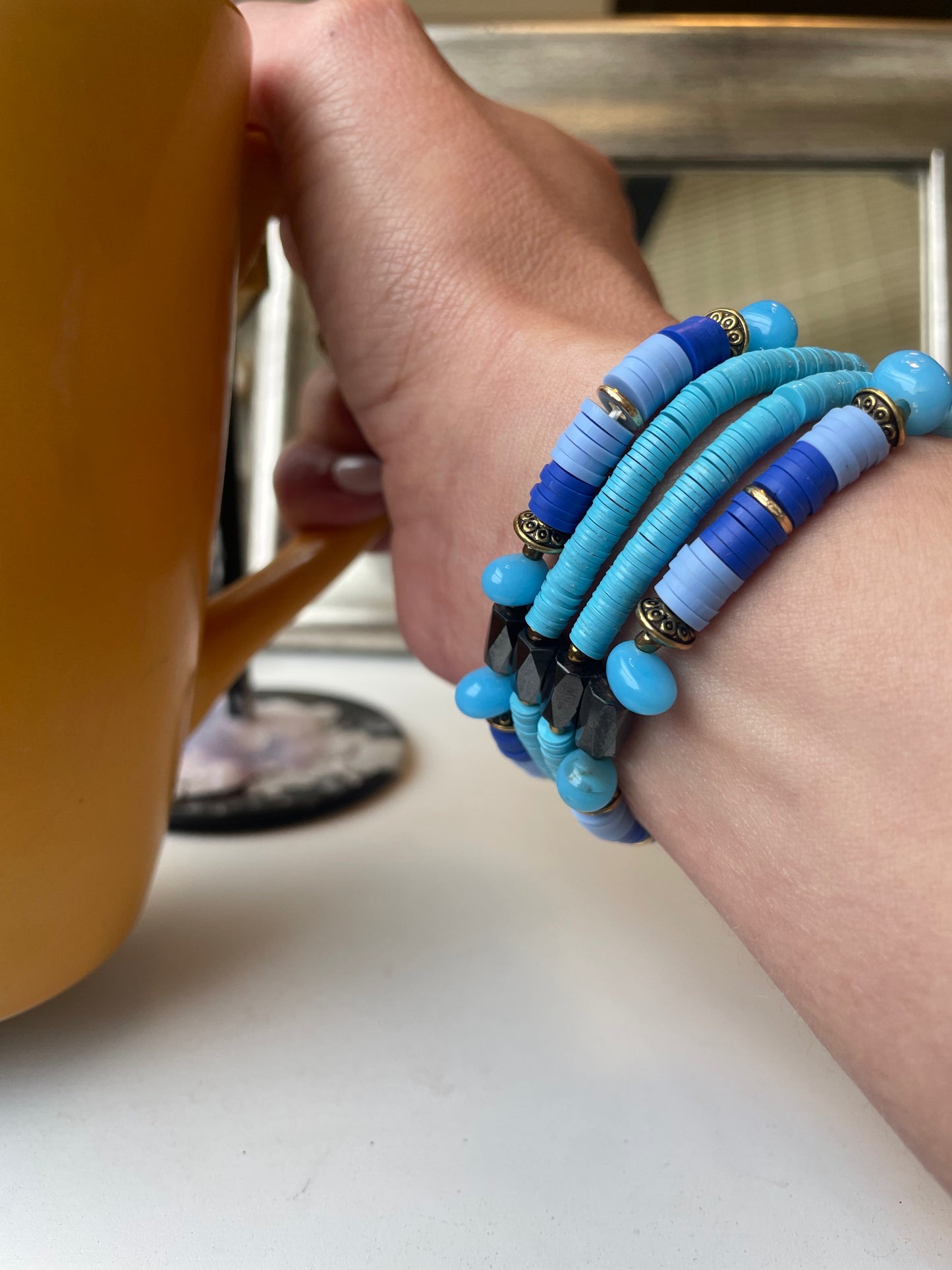 Time For Me to Fly Beaded Apple Watch Band