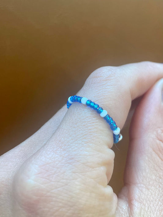 The Name of the Game Beaded Stretch Ring