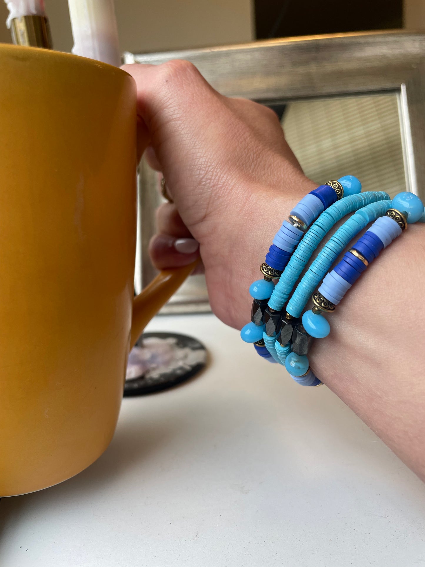 Time For Me to Fly Beaded Apple Watch Band