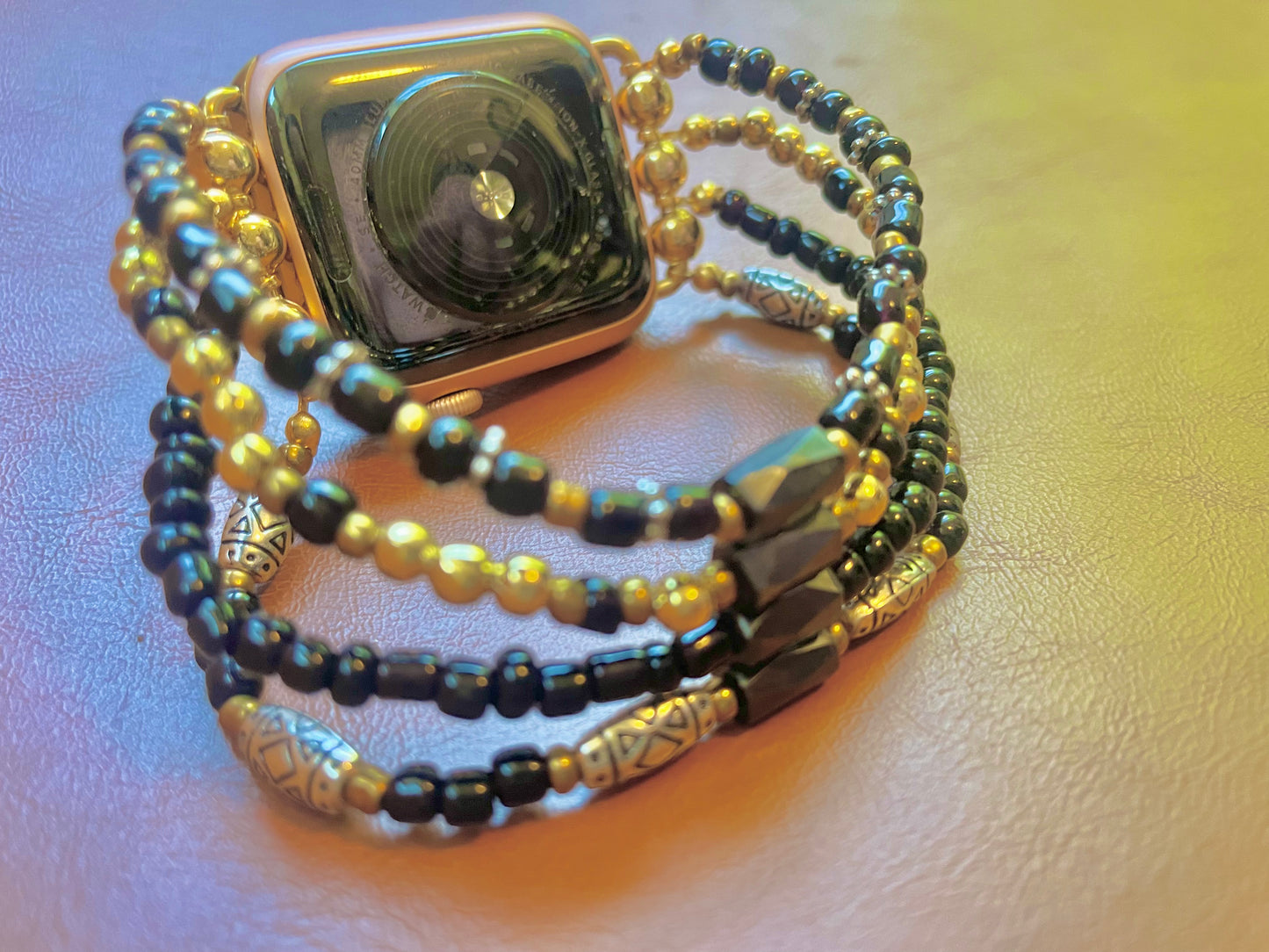 Over And Over Beaded Apple Watch Band (M/L)