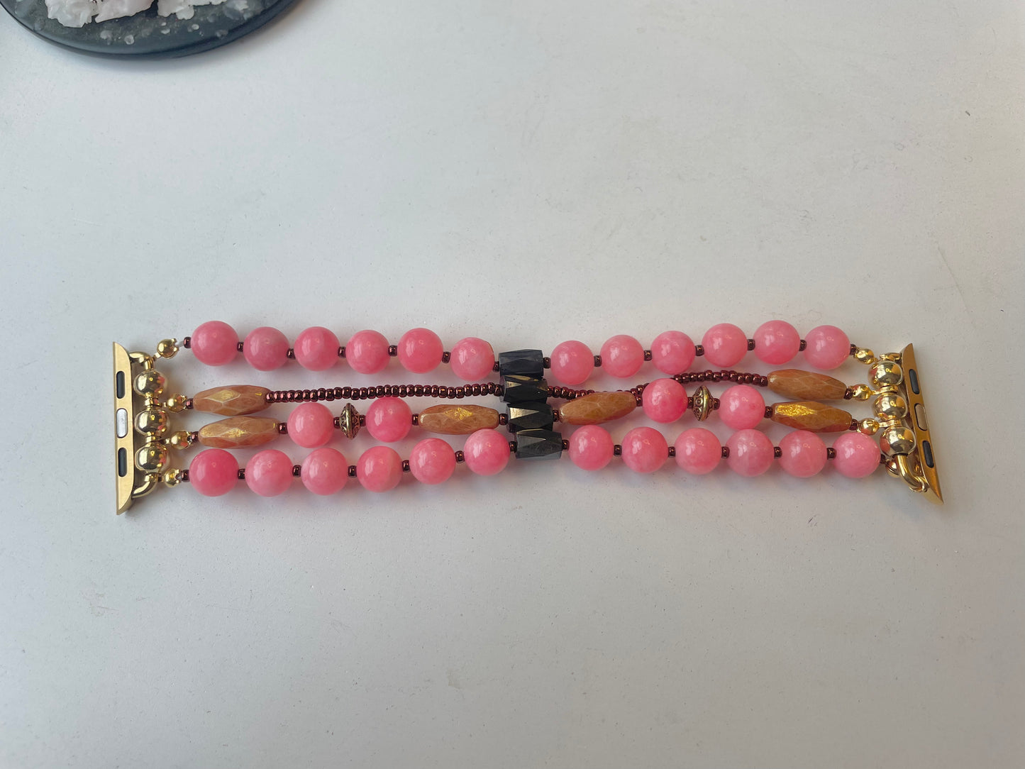 Time of the Season Beaded Apple Watch Band (S/M)