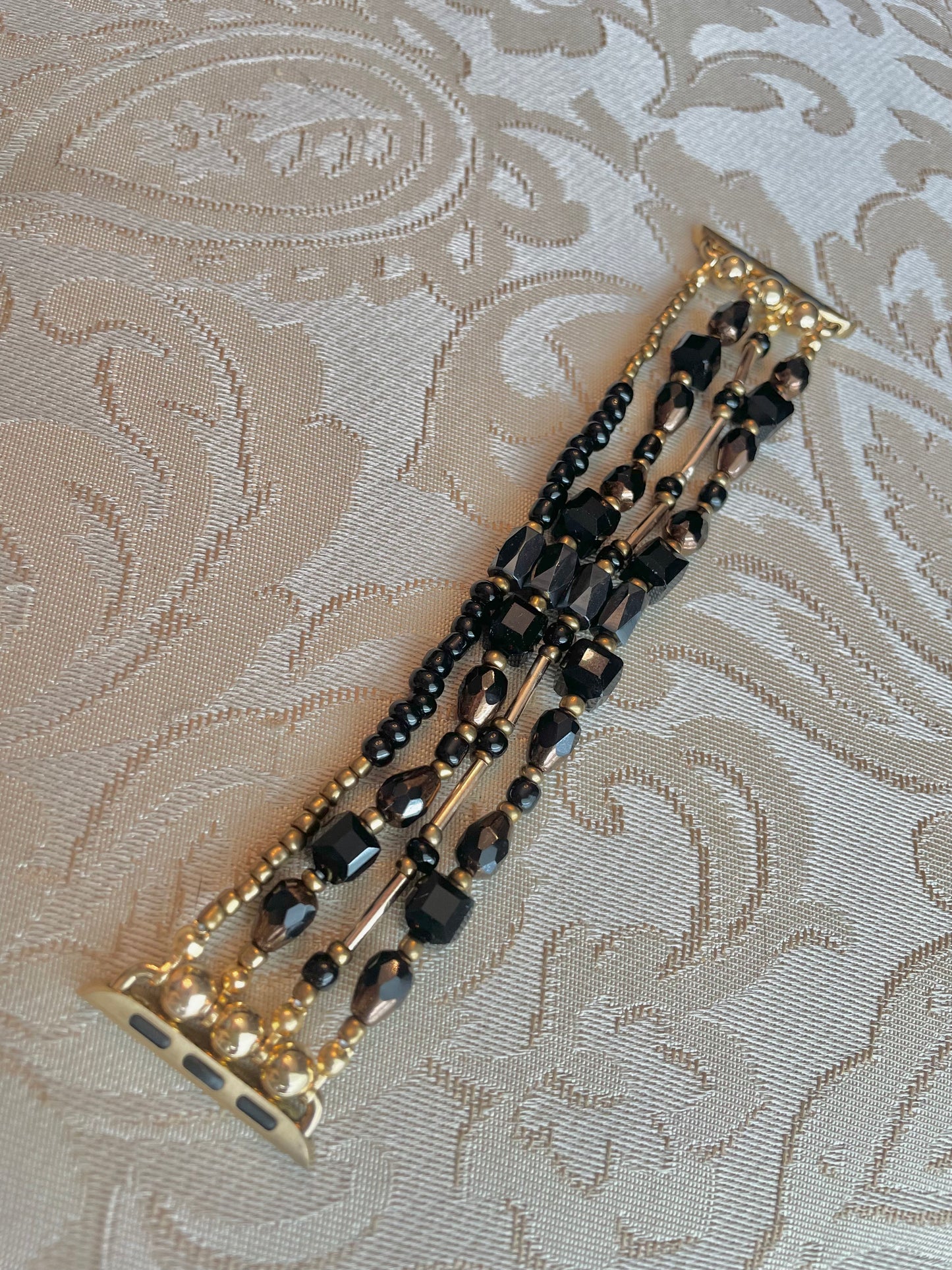 Time in a Bottle Beaded Apple Watch Band