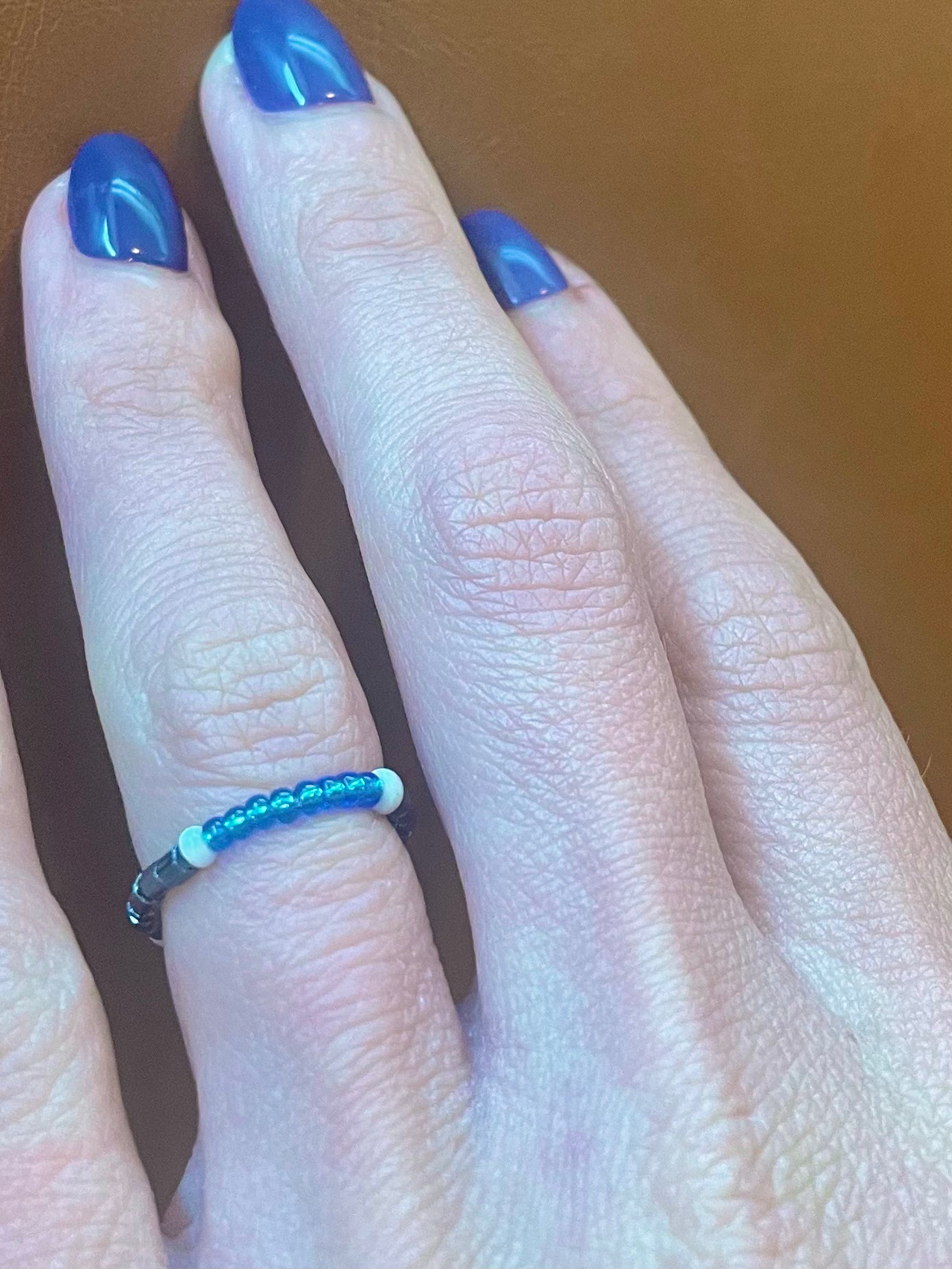 Take A Chance On Me Beaded Stretch Ring